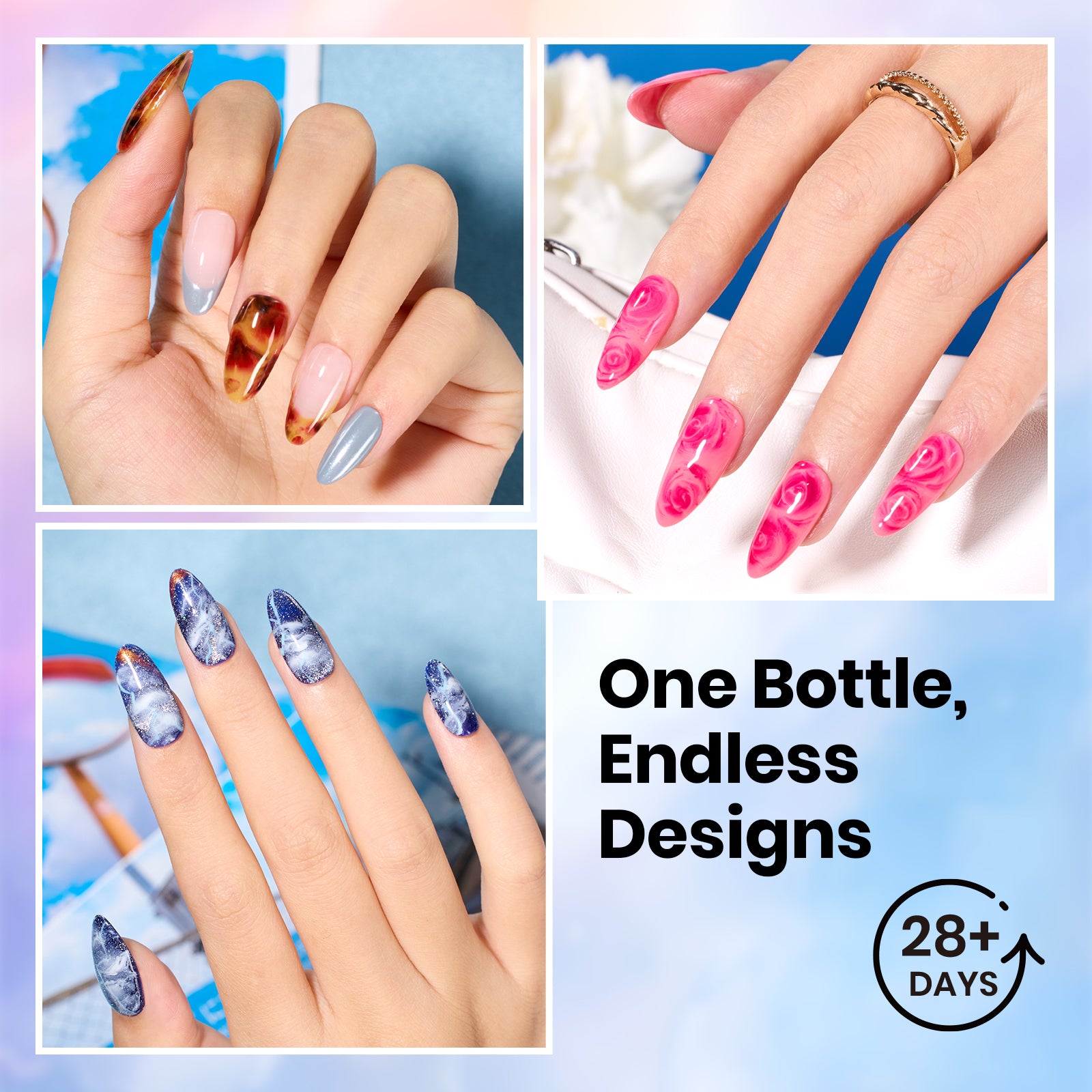 Beetles Gel Polish Aura Bloom-15ml of Blossom Within