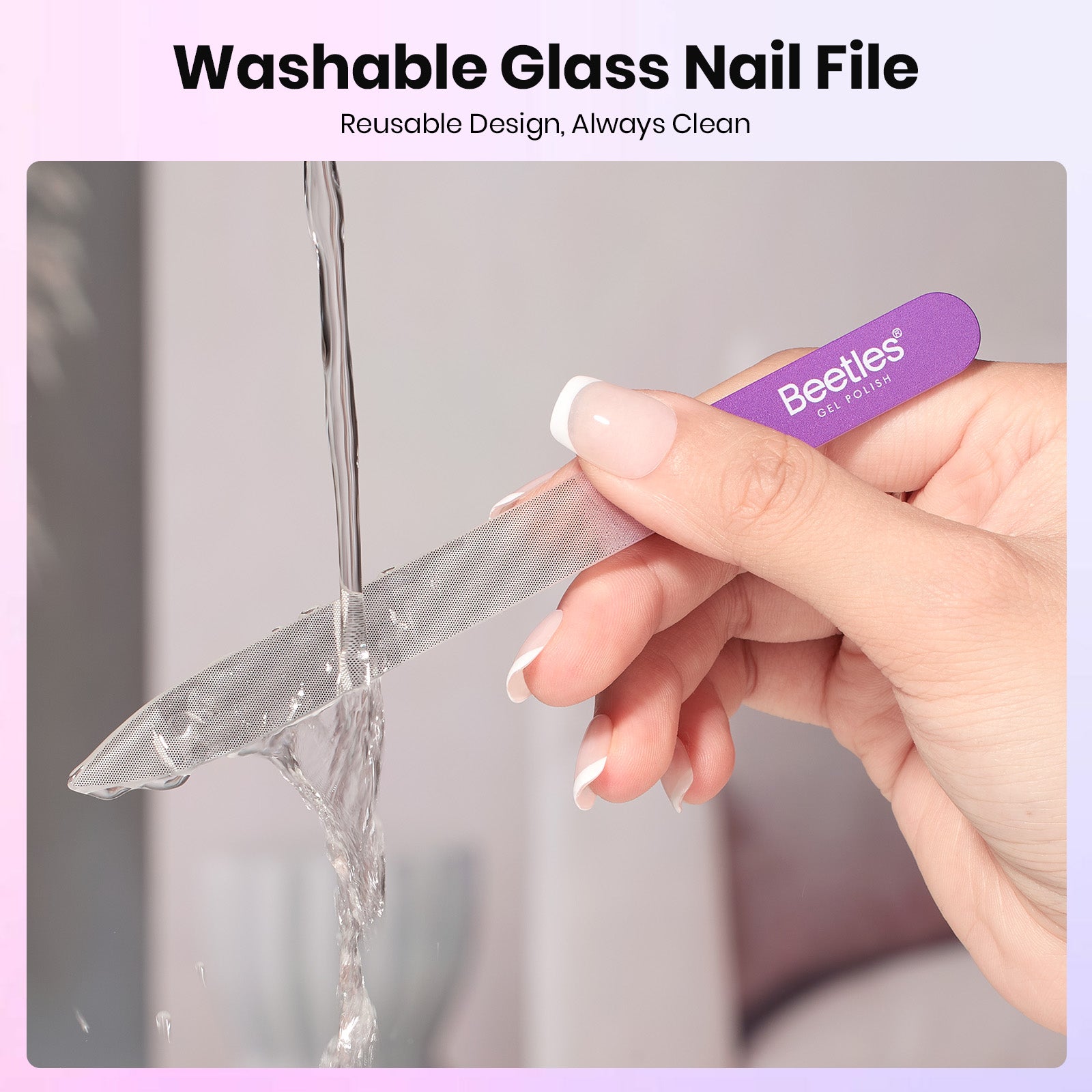 Beetles Pro Shine & Shape Trio Glass Nail File