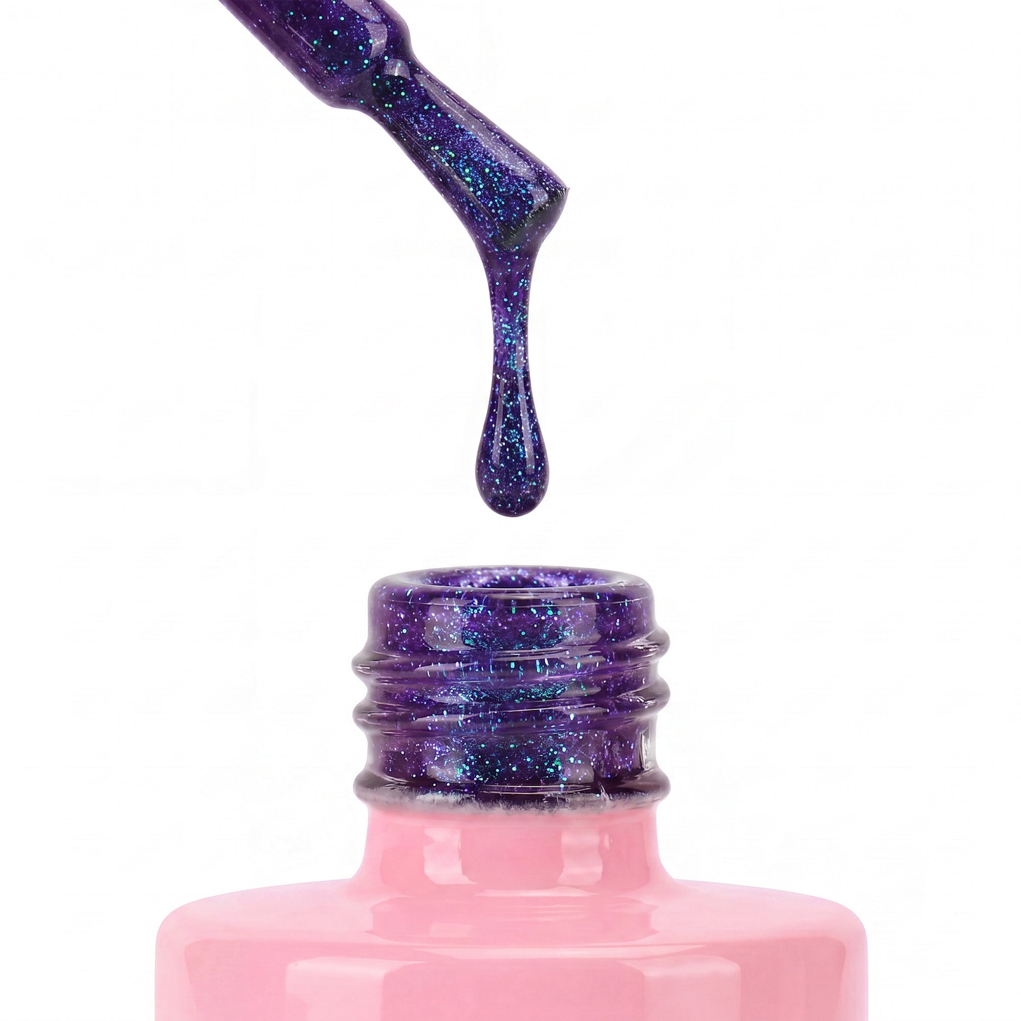Beetles Stay Shining Mystic Amethyst HEMA Free TPO Free Cat Eye Gel Polish 15ml with Magnet