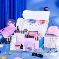 (Ideal Gift) Beetles Wild Gleam DEALS BOX  75Pcs 36 Colors Starter Nail Kit