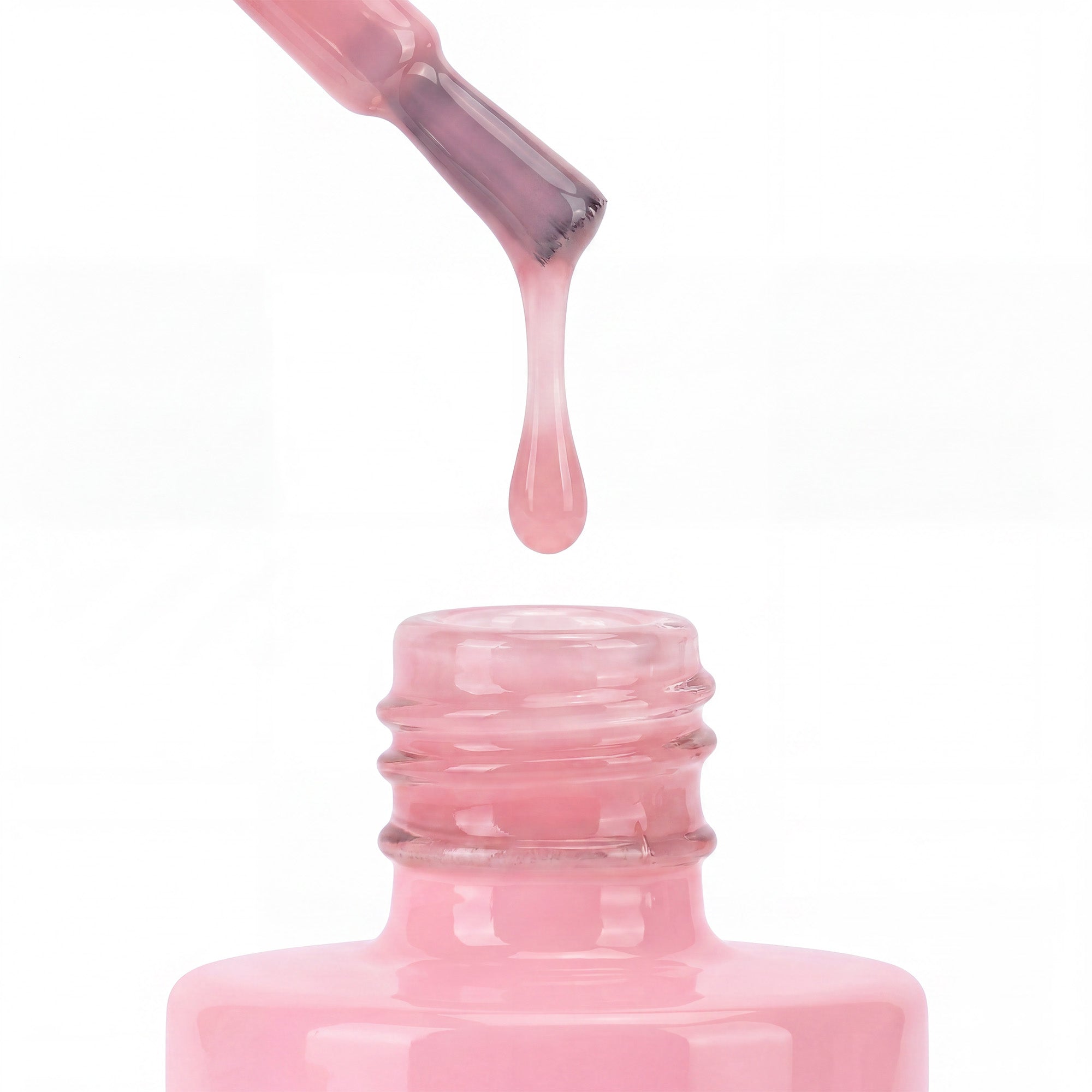 Beetles Gel Polish Stay Shining - Gel Nail Polish Nude Pink Jelly Gel for Minimalist Nail | Hema Free & TPO Free
