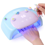 Beetles Candy Blue UV Nail Lamp Digital Display 3 Timer Gel Nail Light