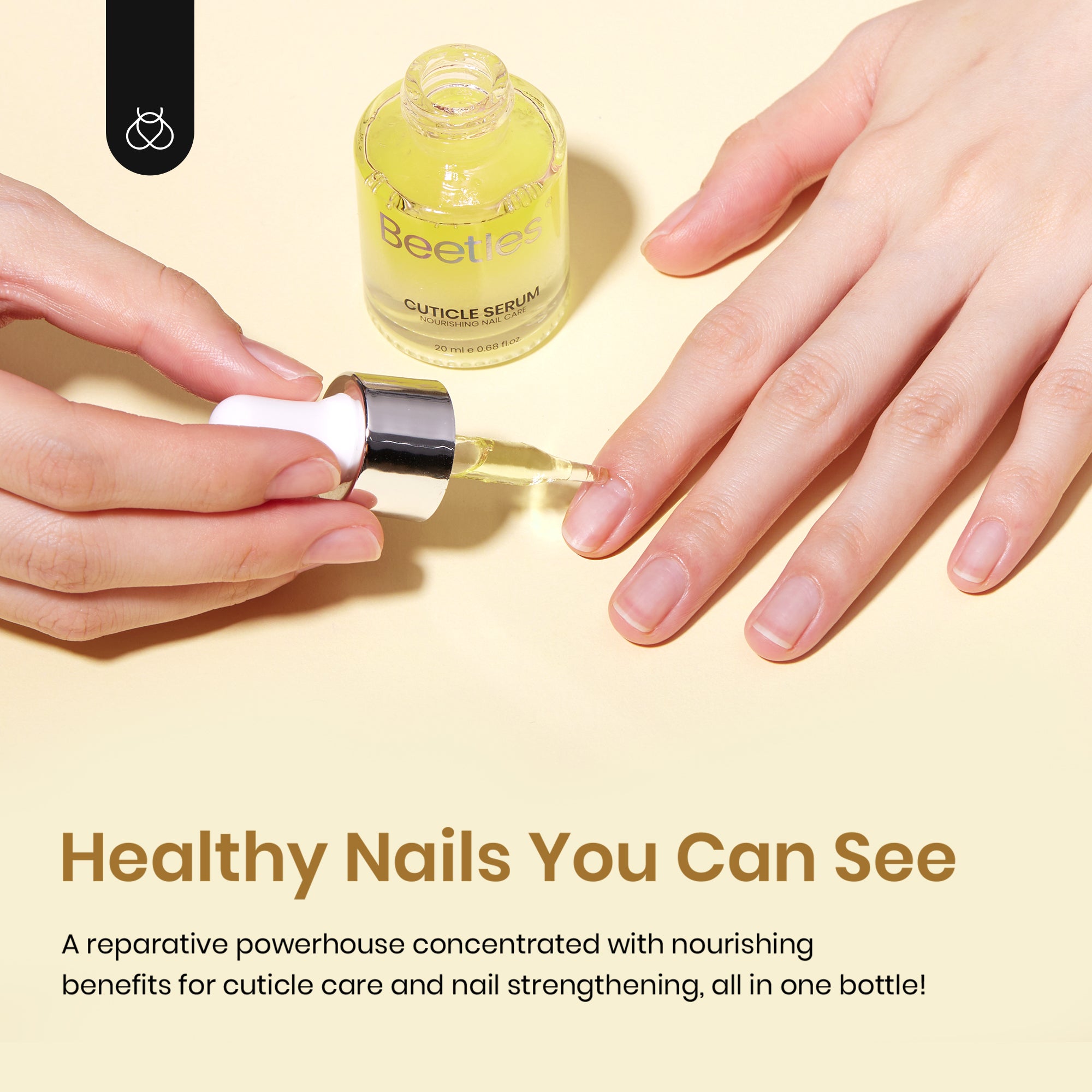Beetles Stay Shining Cuticle Serum Almond Scent 20ml