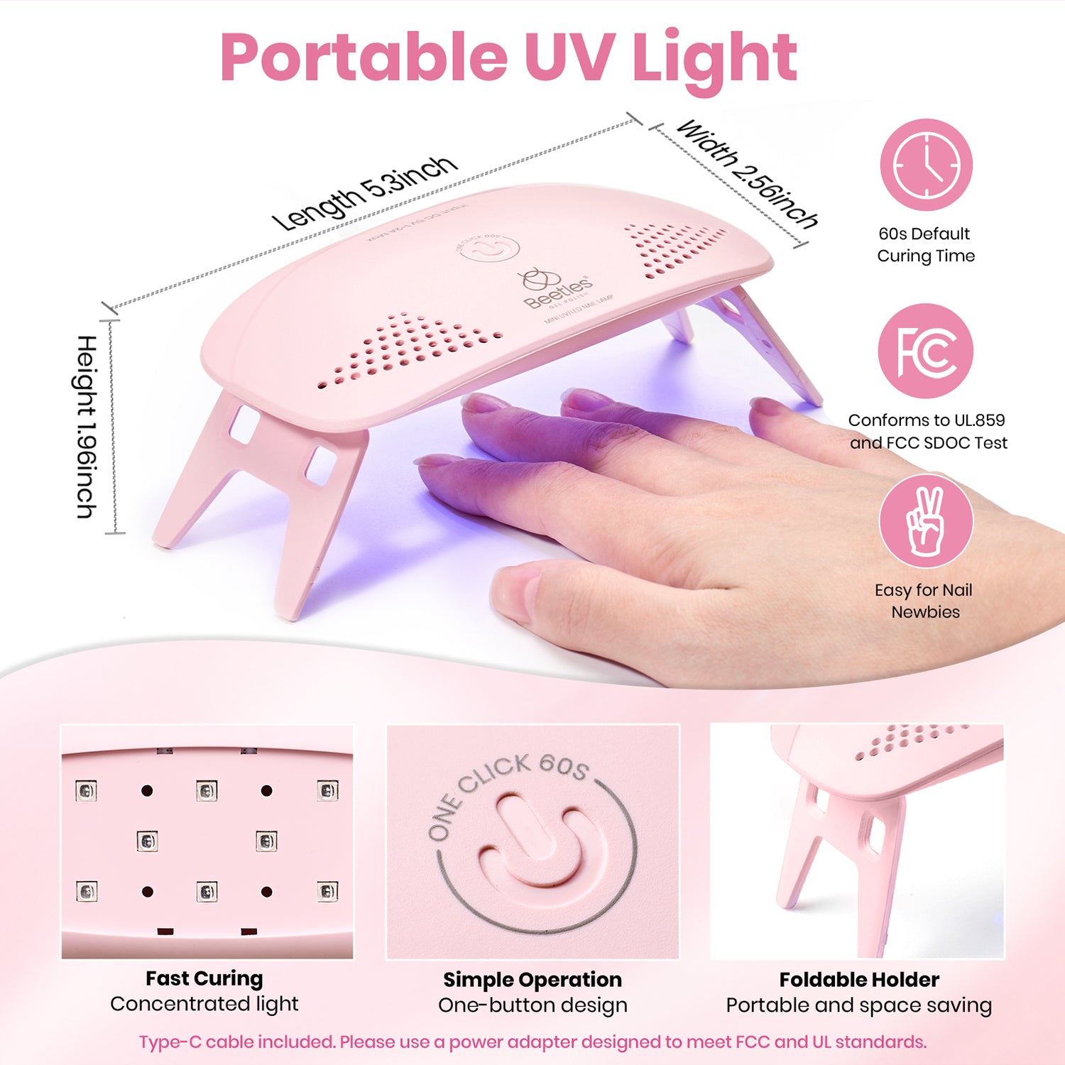 Beetles Stay Shining Sakura Snow Gel Nail Kit