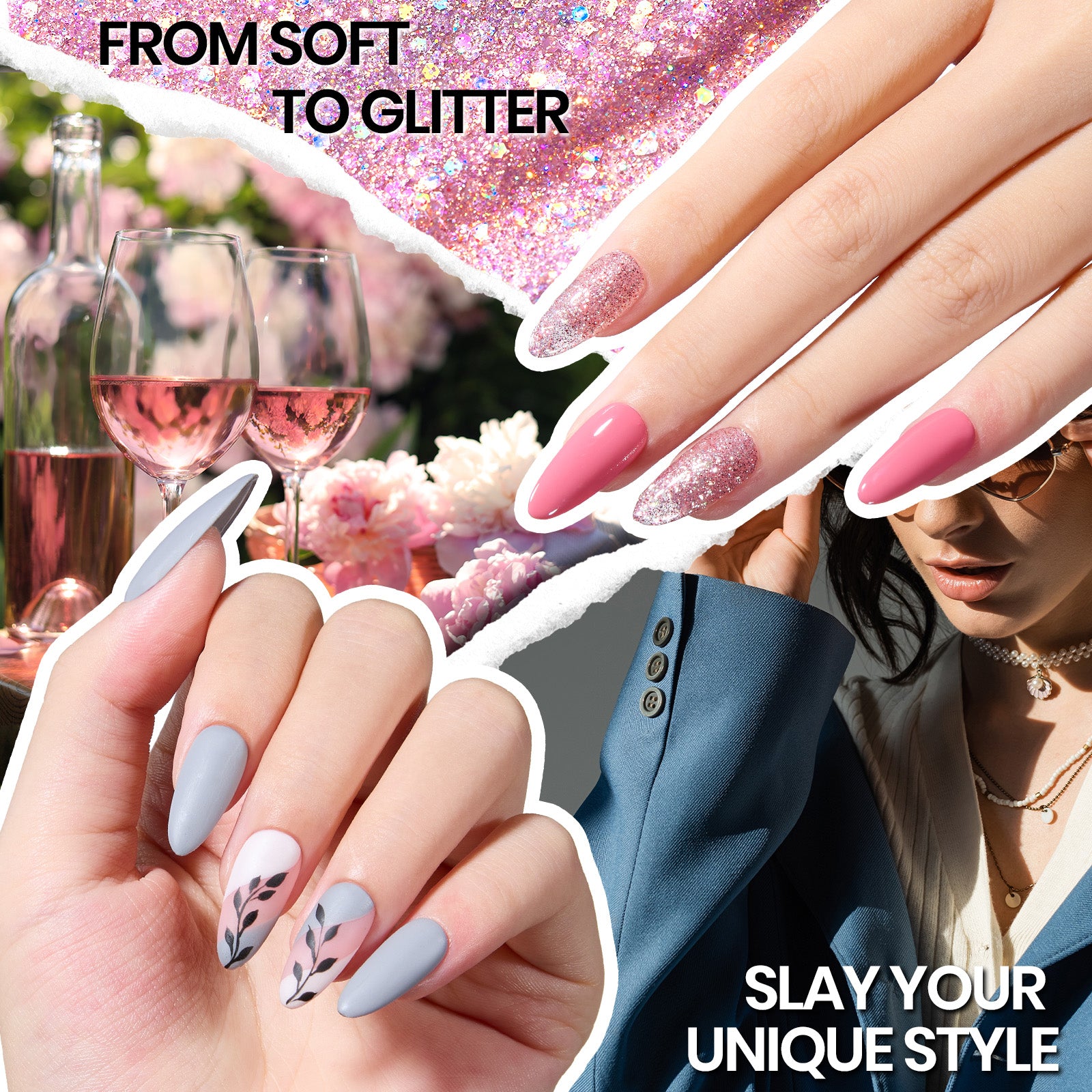Beetles Gel Polish Mini Mani Studio Kit - 12 Shades of Cozy Elegance, 7.5ml of Warm Solace