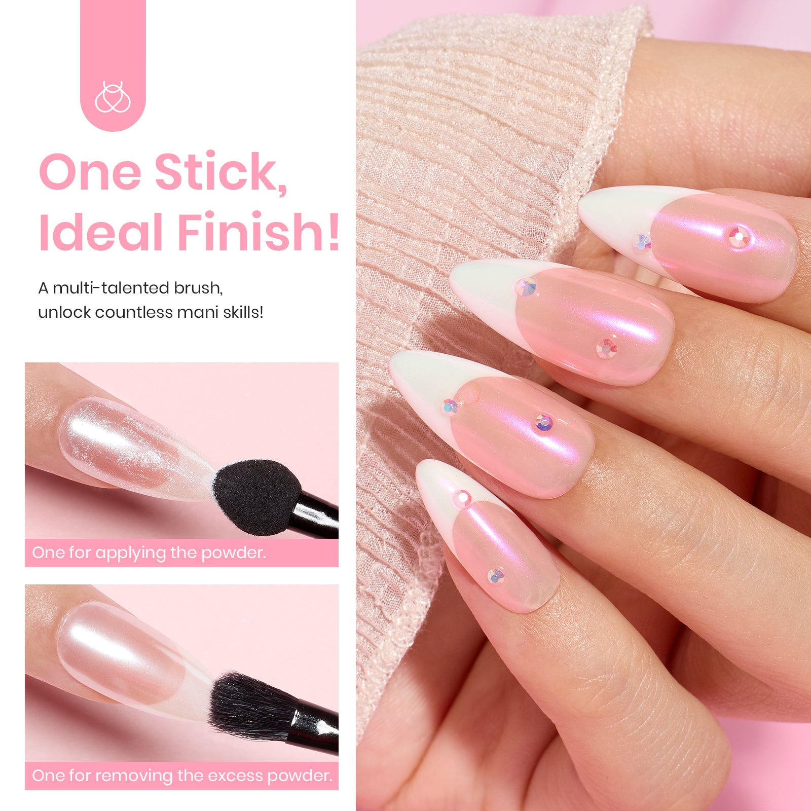 Beetles Stay Shining Effortless Chic Chrome Nail Powder