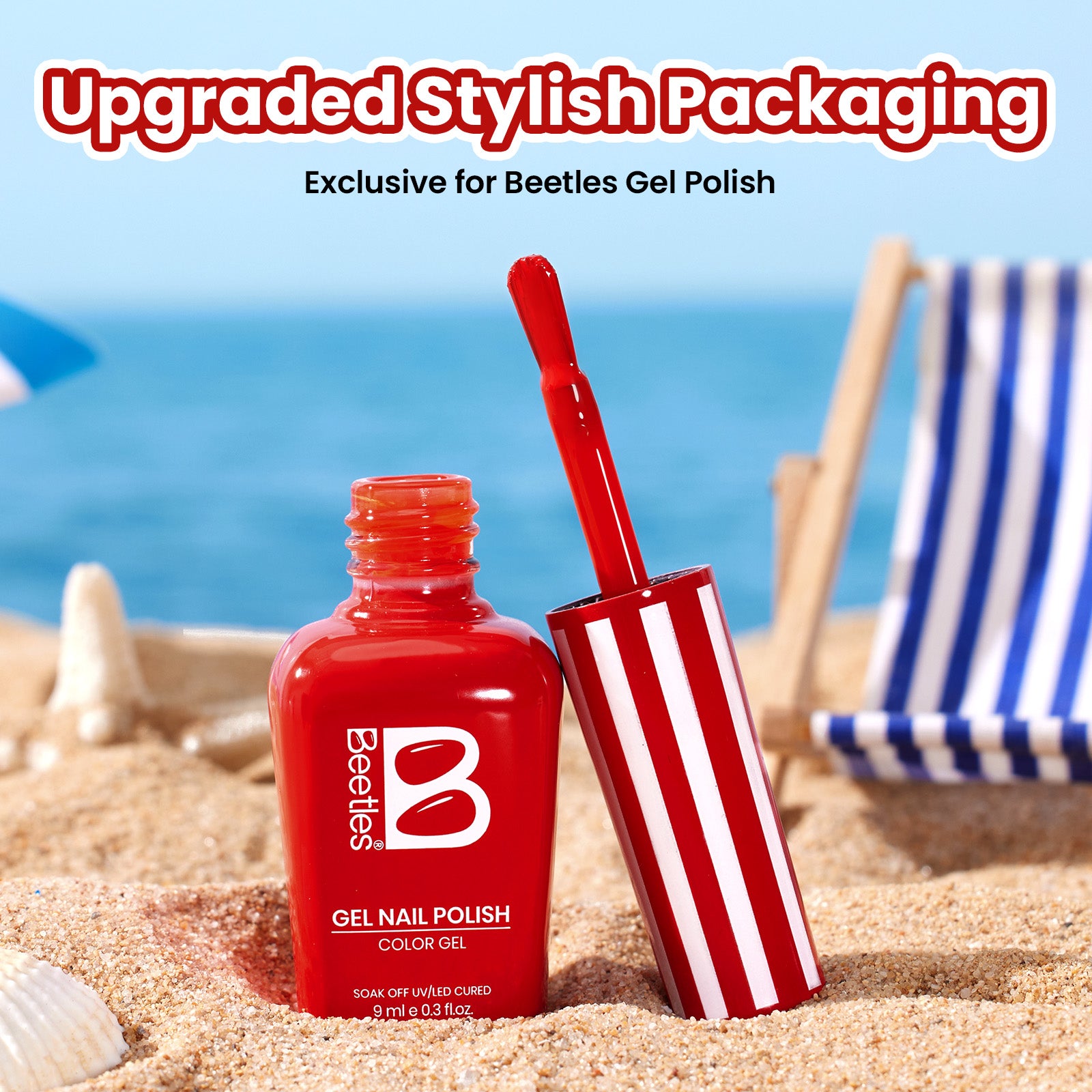 Beetles Summer Voyage - Sunburn Red Summer Nails 9ml