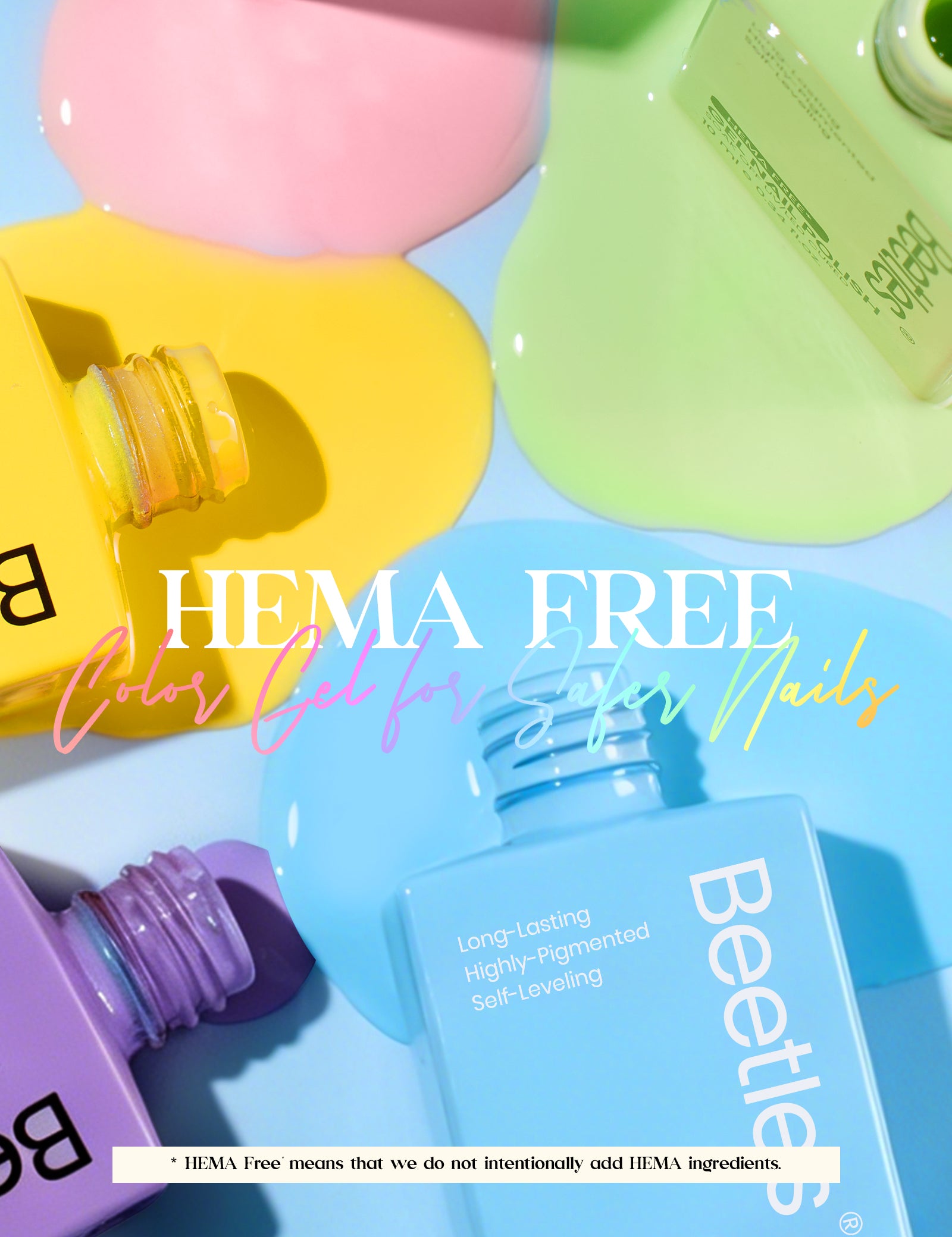Summer Garden | 30 Trending Summer Colors HEMA Free With Top And Base Coat 10ml