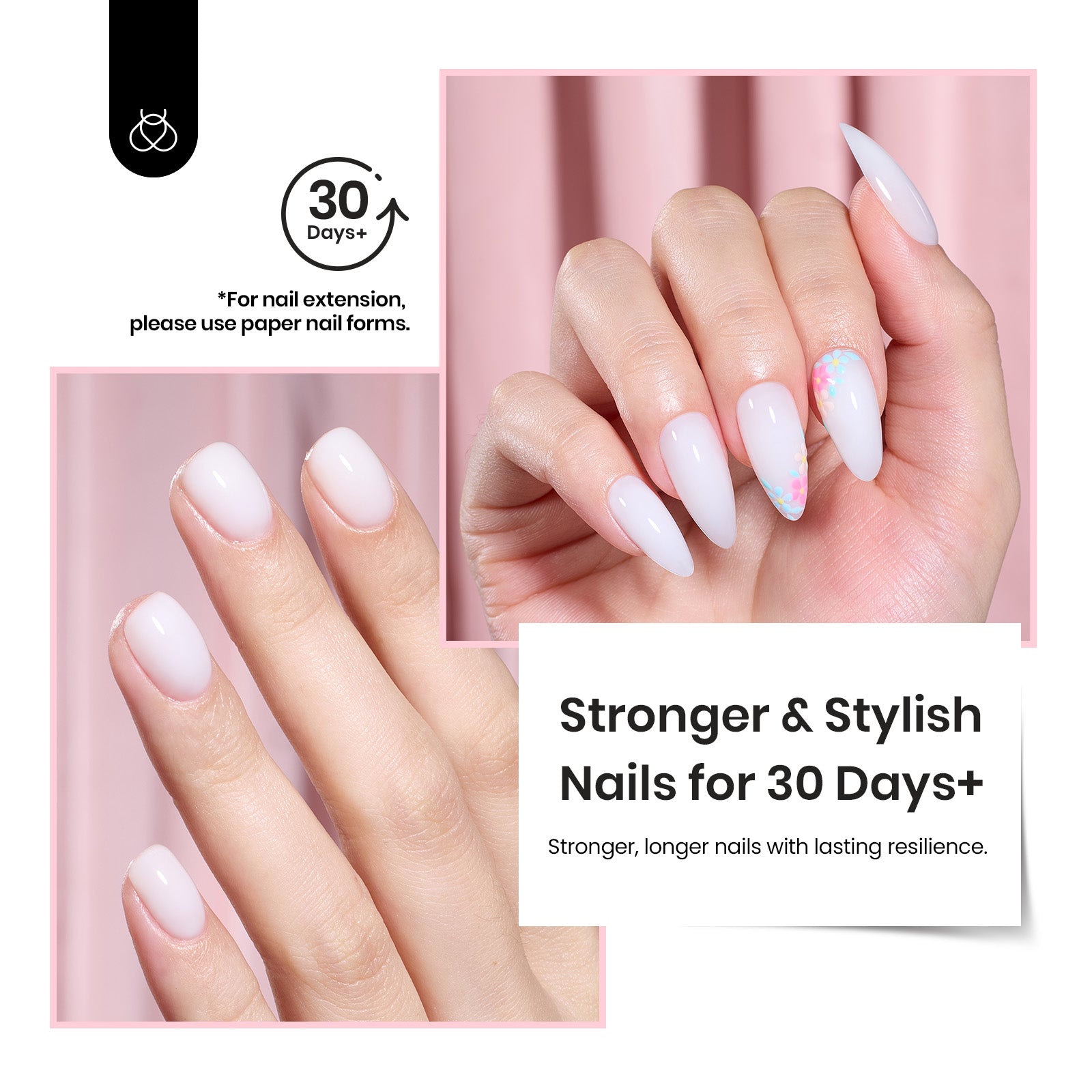Beetles Pro HEMA Free TPO Free Milky White Builder Gel