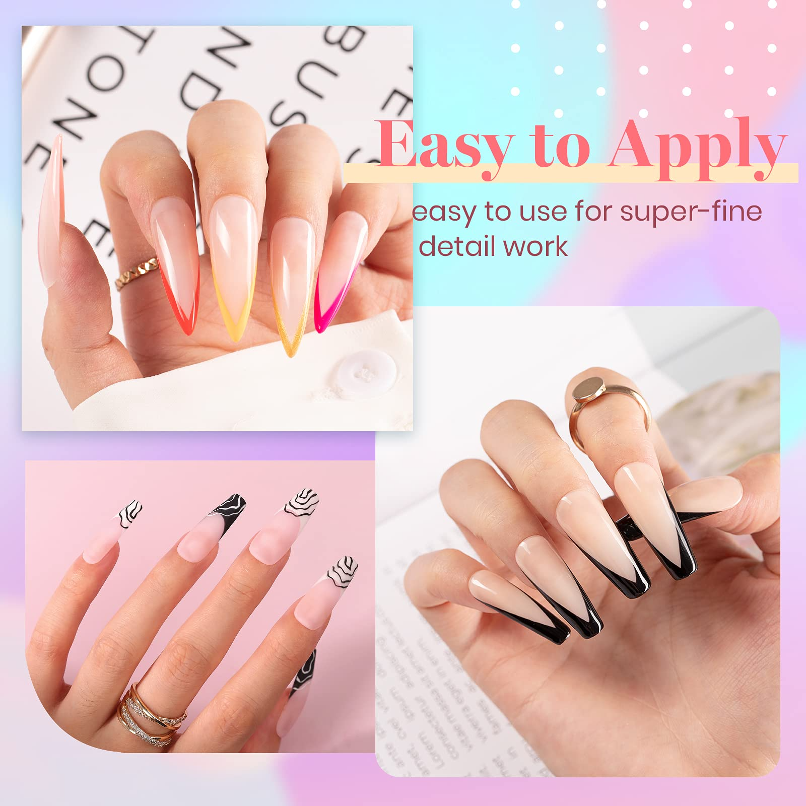 Grid Gril | Gel Liner 6 Colors Set