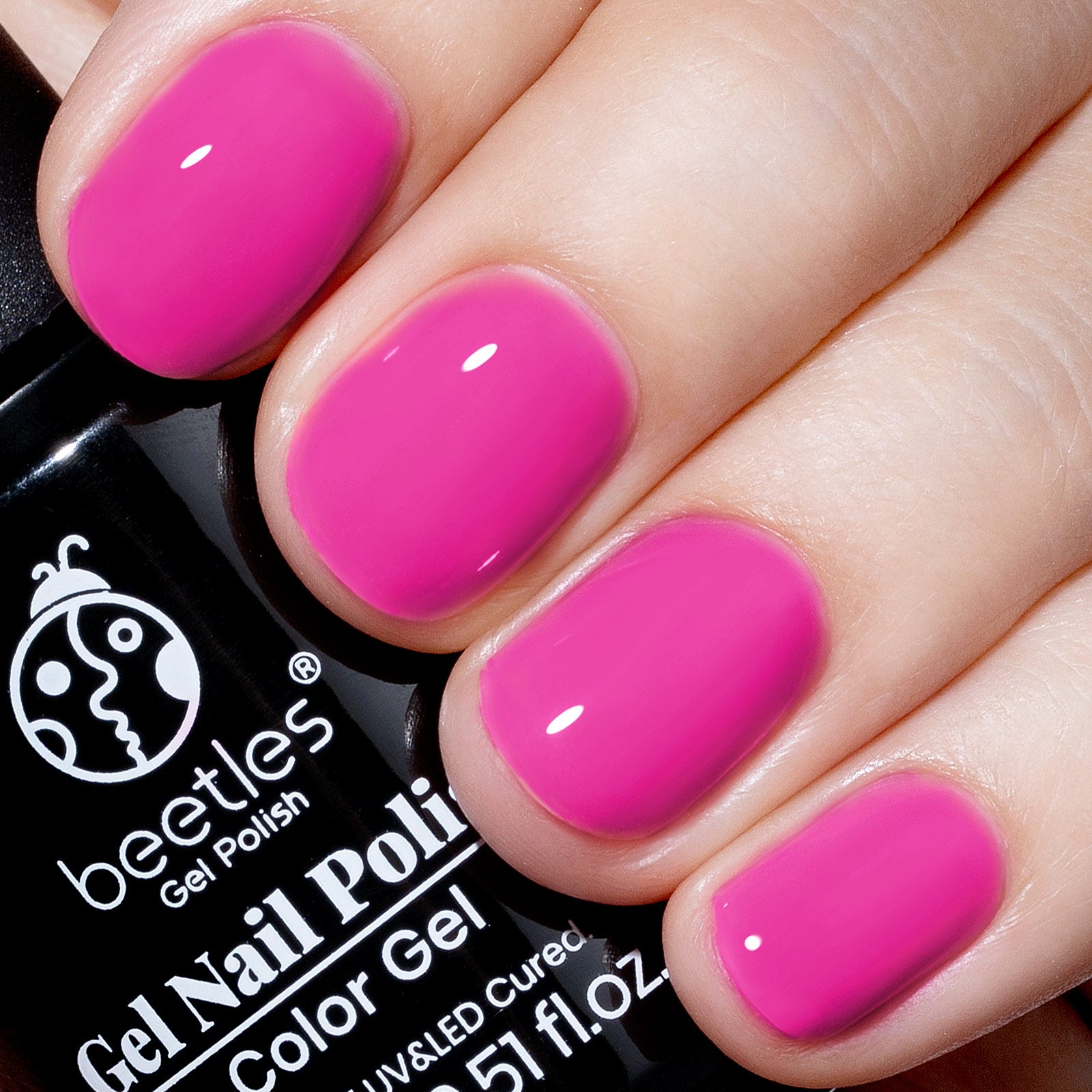 15ML Gel Polish Poppy Pink #a512 – Beetles Gel Polish