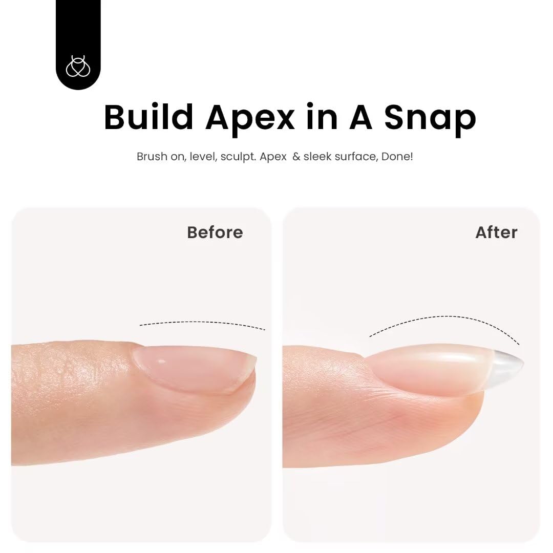 7 in 1 Clear Builder Nail Gel Set 2 PCS 15ml/each
