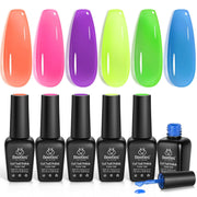 Rainbow Jelly | 6 Colors Gel Polish Set