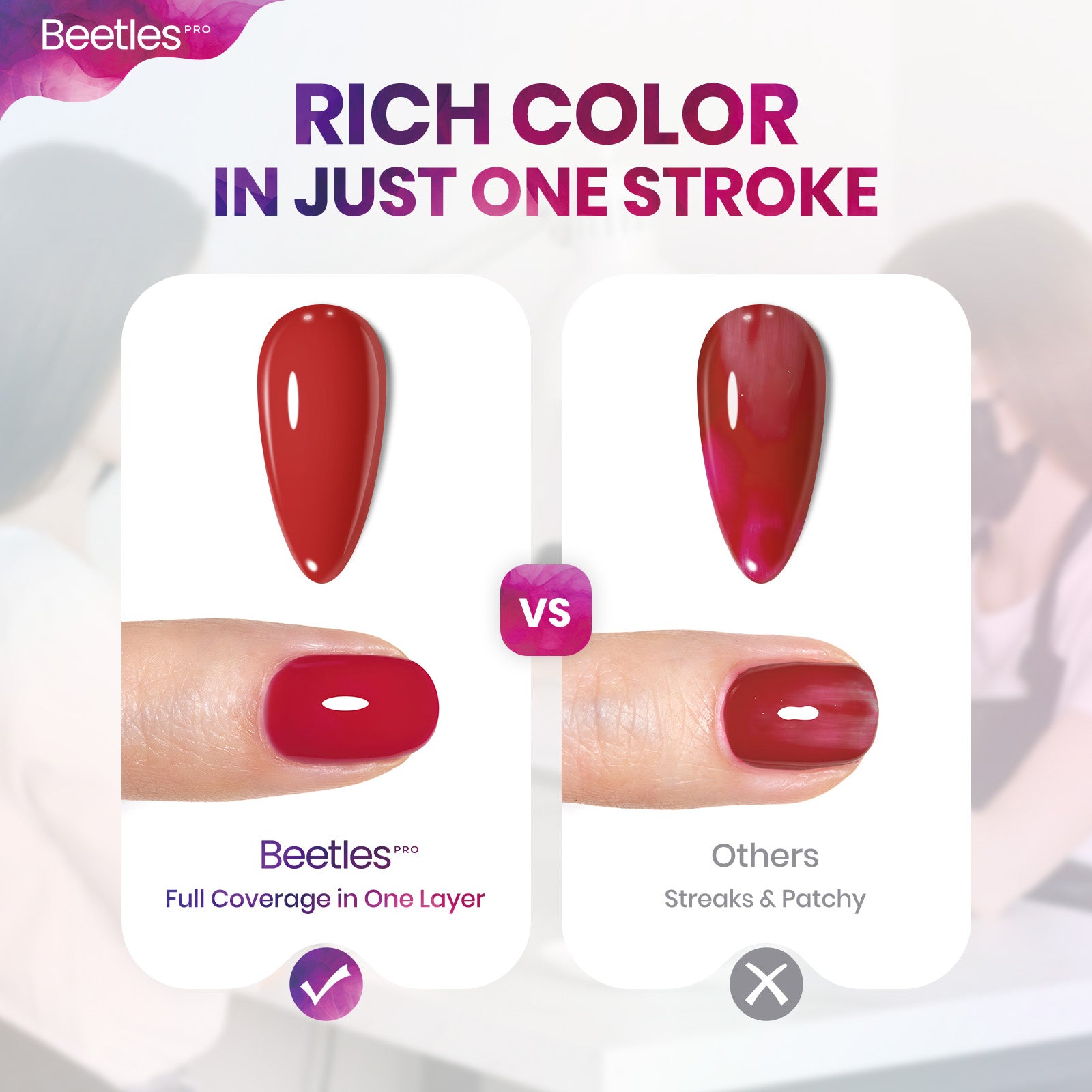 Beetles Pro Almost Okay HEMA Free TPO Free 18 Colors Gel Nail Polish Set 15ml