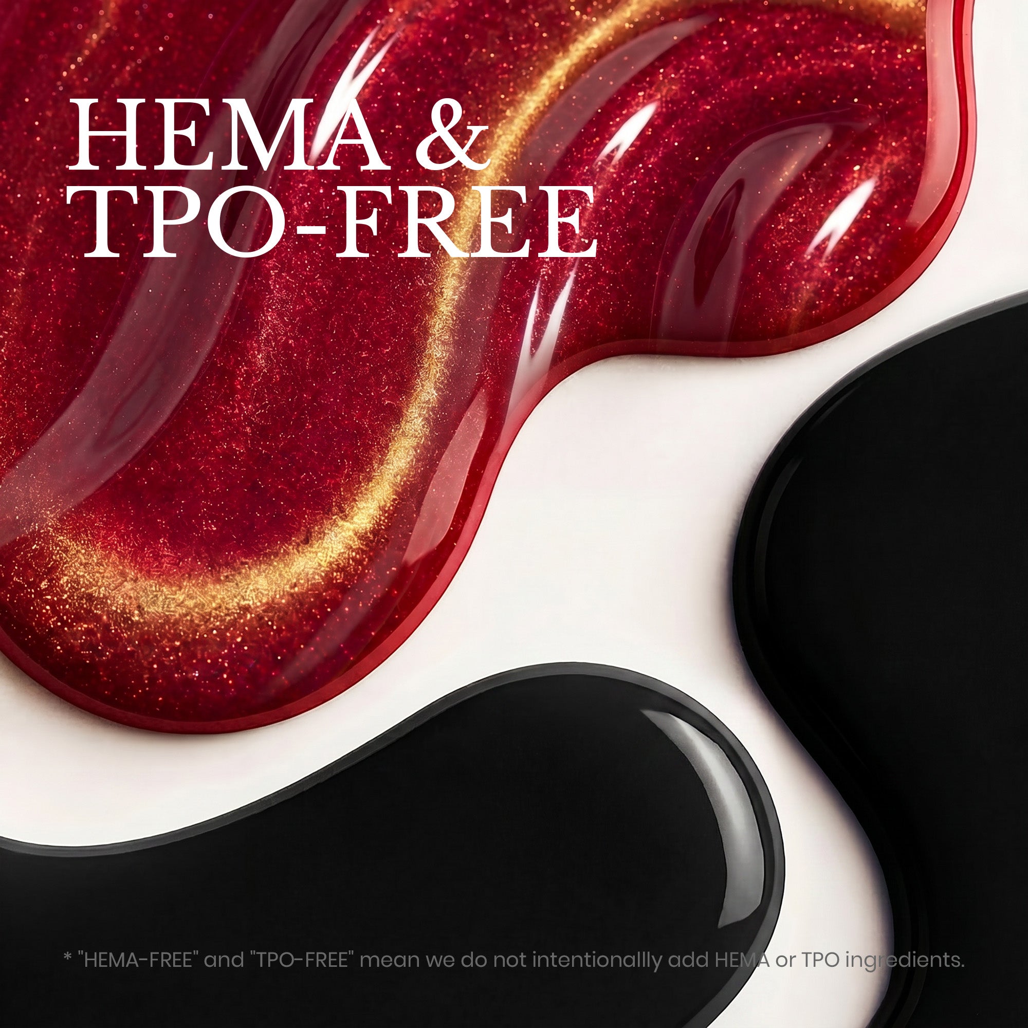 Beetles Pro Black Crystal HEMA Free TPO Free Jelly Gel Nail Polish 20ml