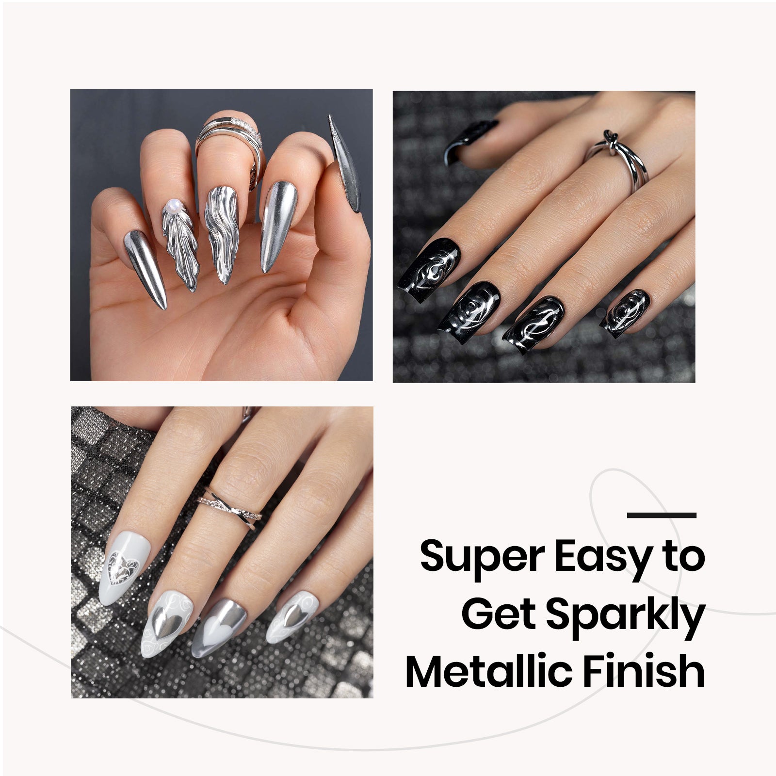 Beetles Stay Shining Mirror Effect Chrome Nail Powder