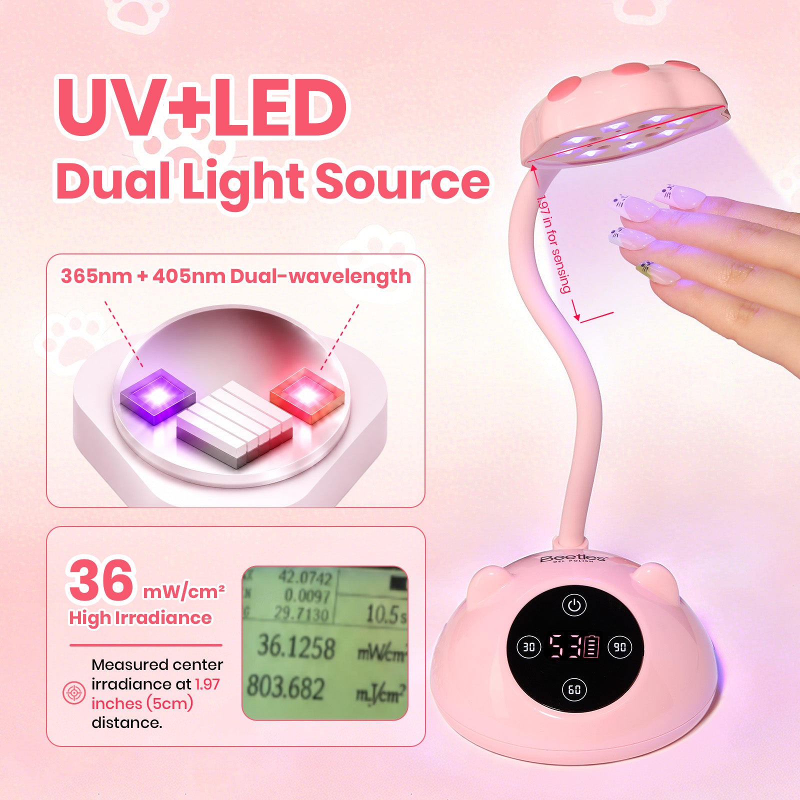 Beetles Stay Shining Meowgic StrawPurr Nail Lamp