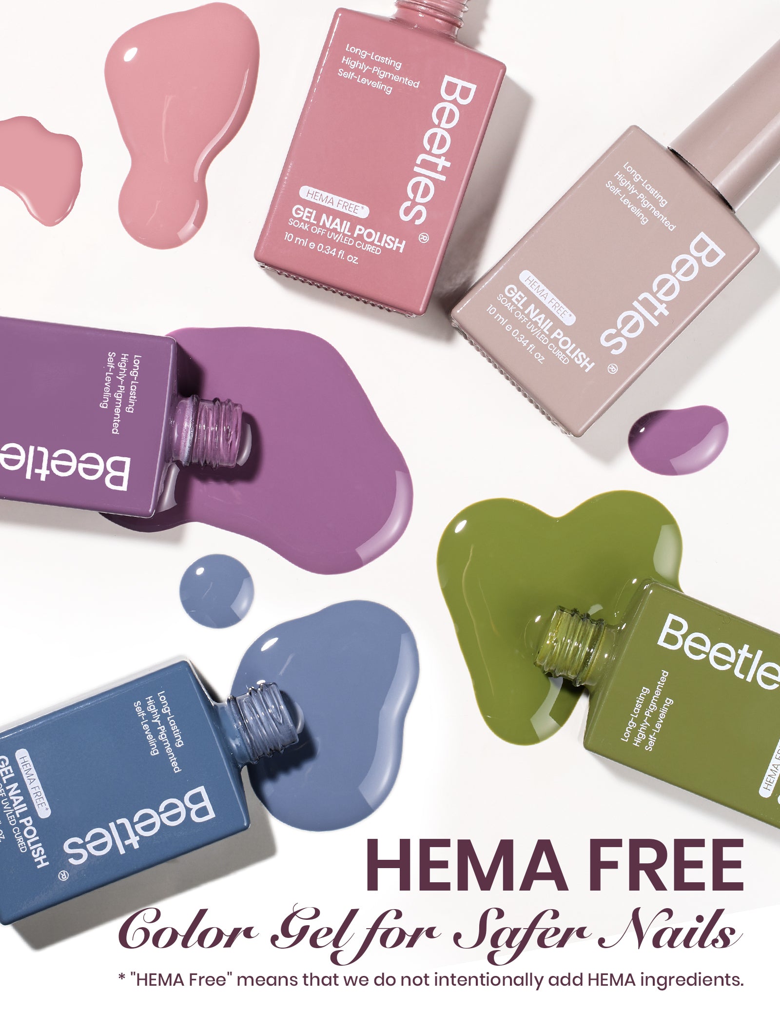 Beetles Stay Shining Midnight Garden HEMA Free TPO Free  Gel Polish Box 30 Colors 15ml
