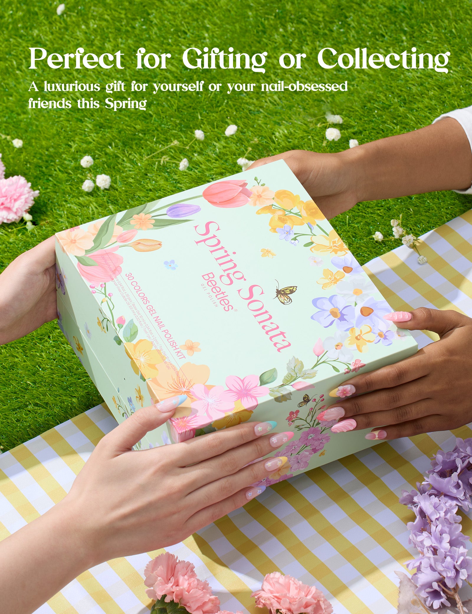 Beetles Stay Shining Spring Sonata HEMA Free TPO Free  Gel Polish Box 30 Colors 15ml