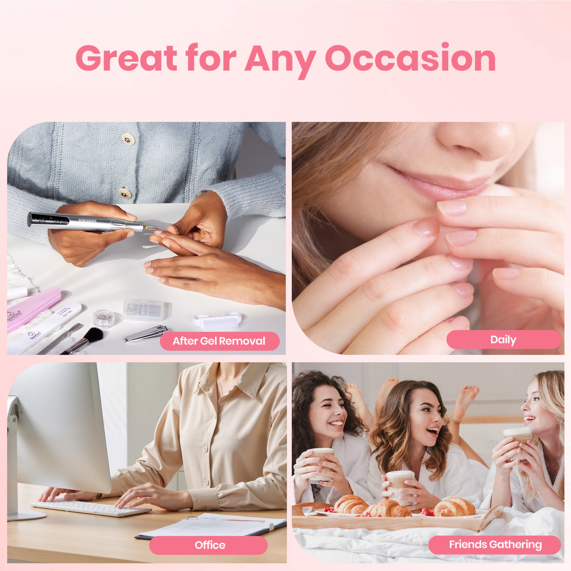 Beetles Stay Shining Strawberry Nail Strengthener 15ml