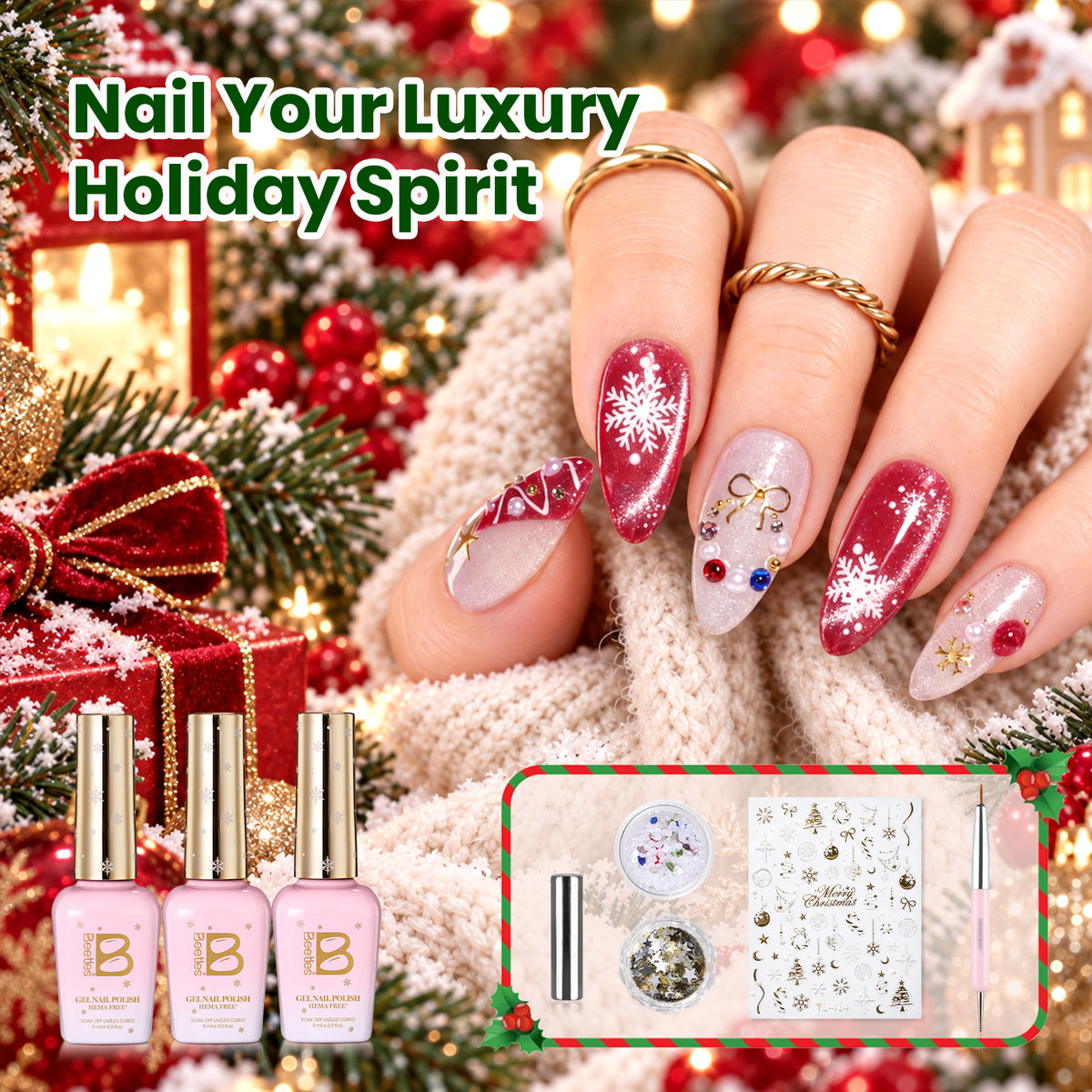 Beetles Hema Free & TPO Free Gel - Opulent Noel