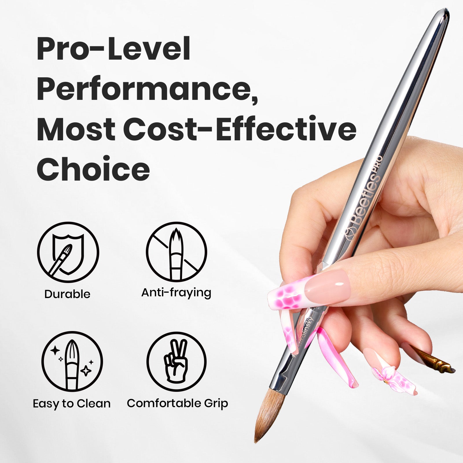 Beetles Pro Acrylic Nail Brush 21mm
