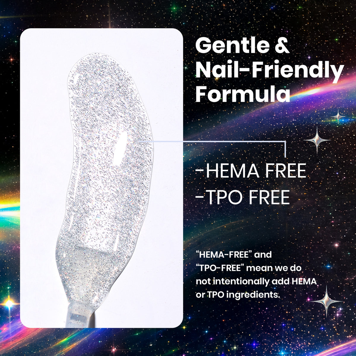 Beetles Glitter Gel Top Coat 15ml No Wipe Top Coat Gel Polish HEMA Free TPO Free