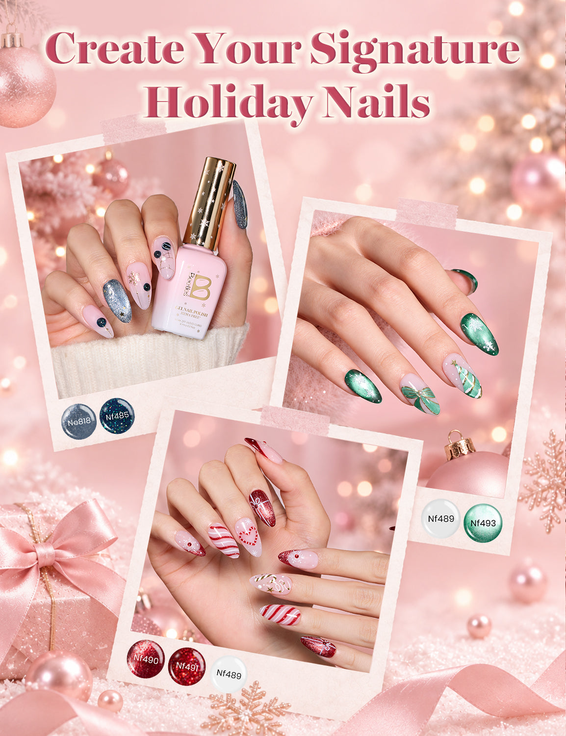Beetles 2026 Advent Calendar Wishful Eve 12 Days Christmas Gift Box HEMA Free TPO Free Gel Polish Kit
