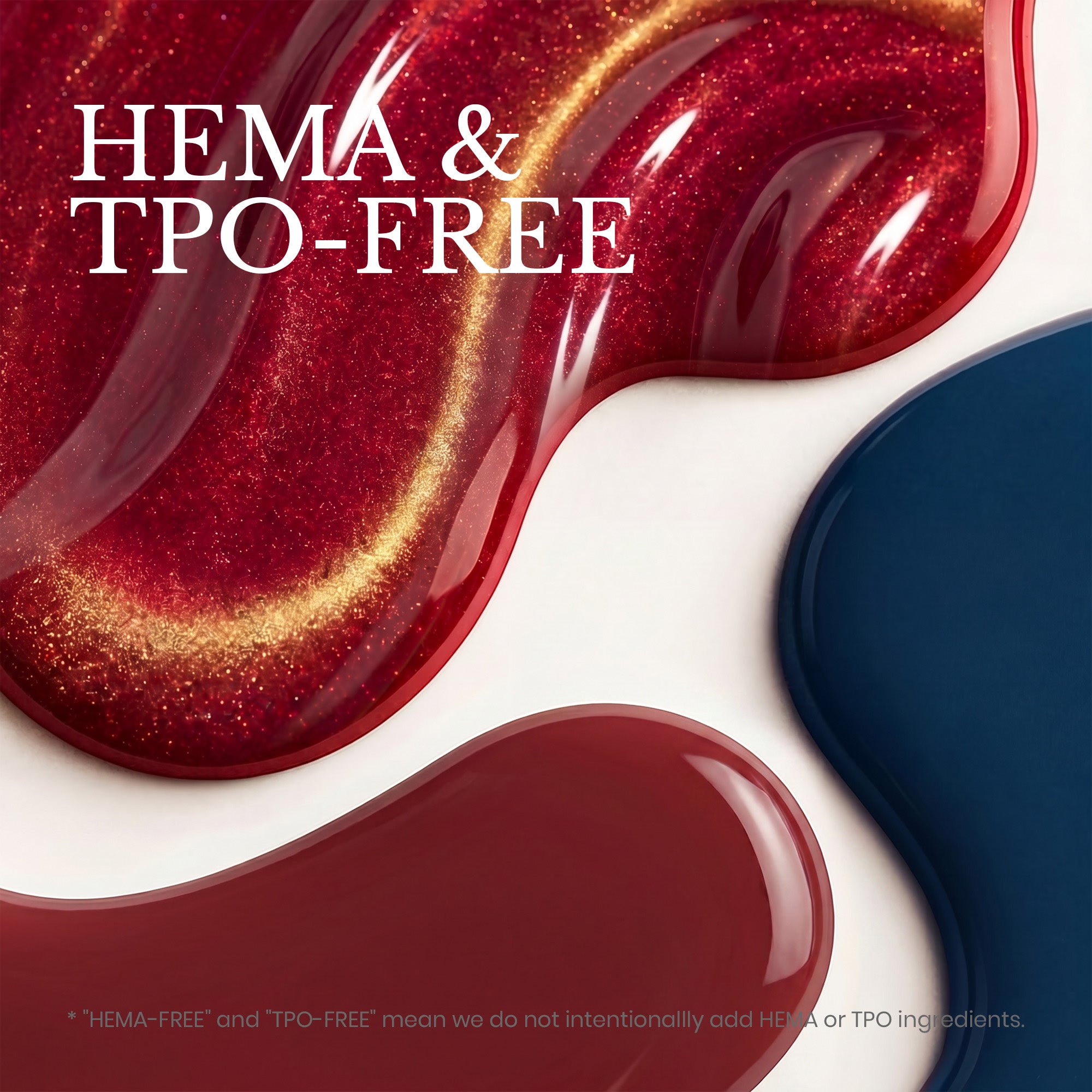 Beetles Stay Shining Red for Minimalist Beauty HEMA Free TPO Free Gel Nail Polish 15ml