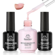 Beetles Nail Protection Trio Set Hema-Free Pink Builder Gel Get Stronger Nails