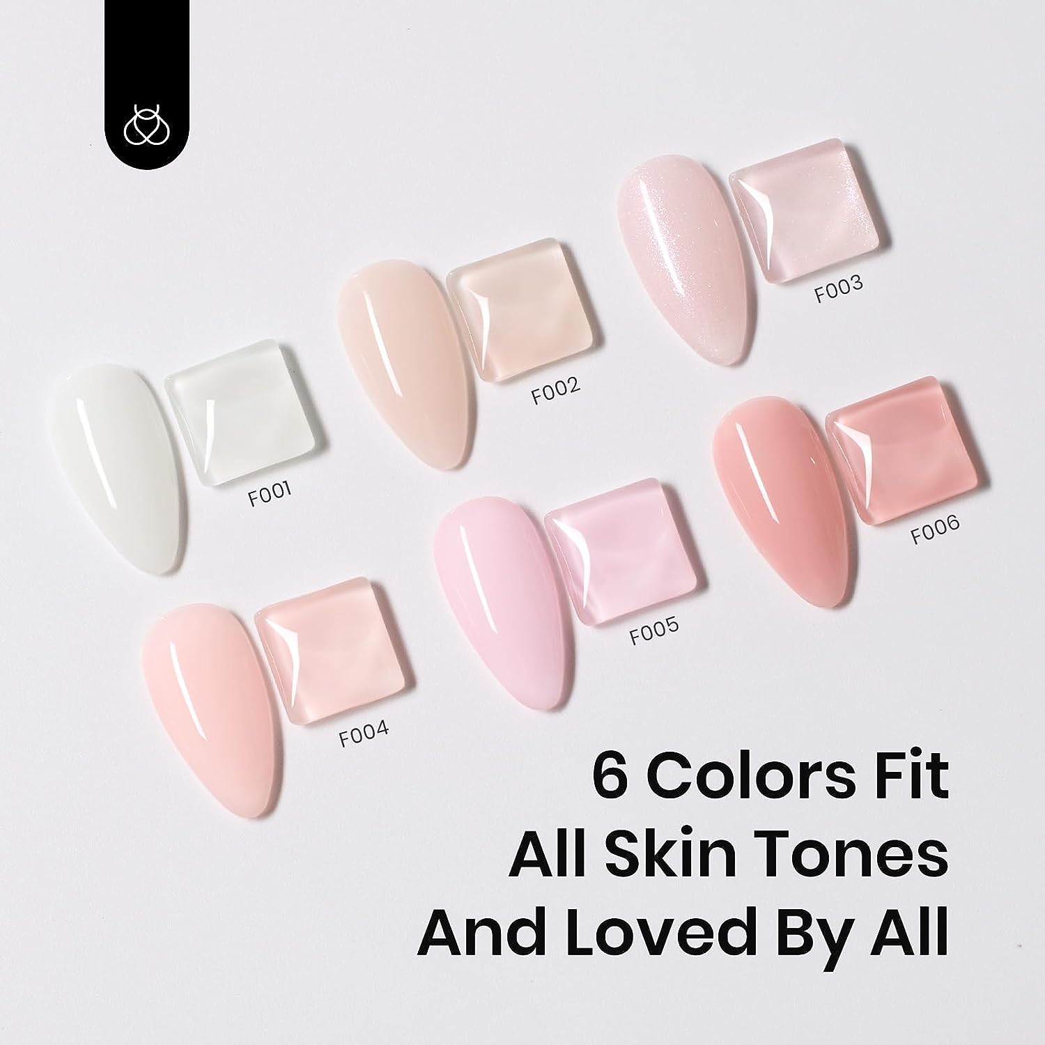 Porcelain Doll Pink | Gel Polish 6 Colors Set