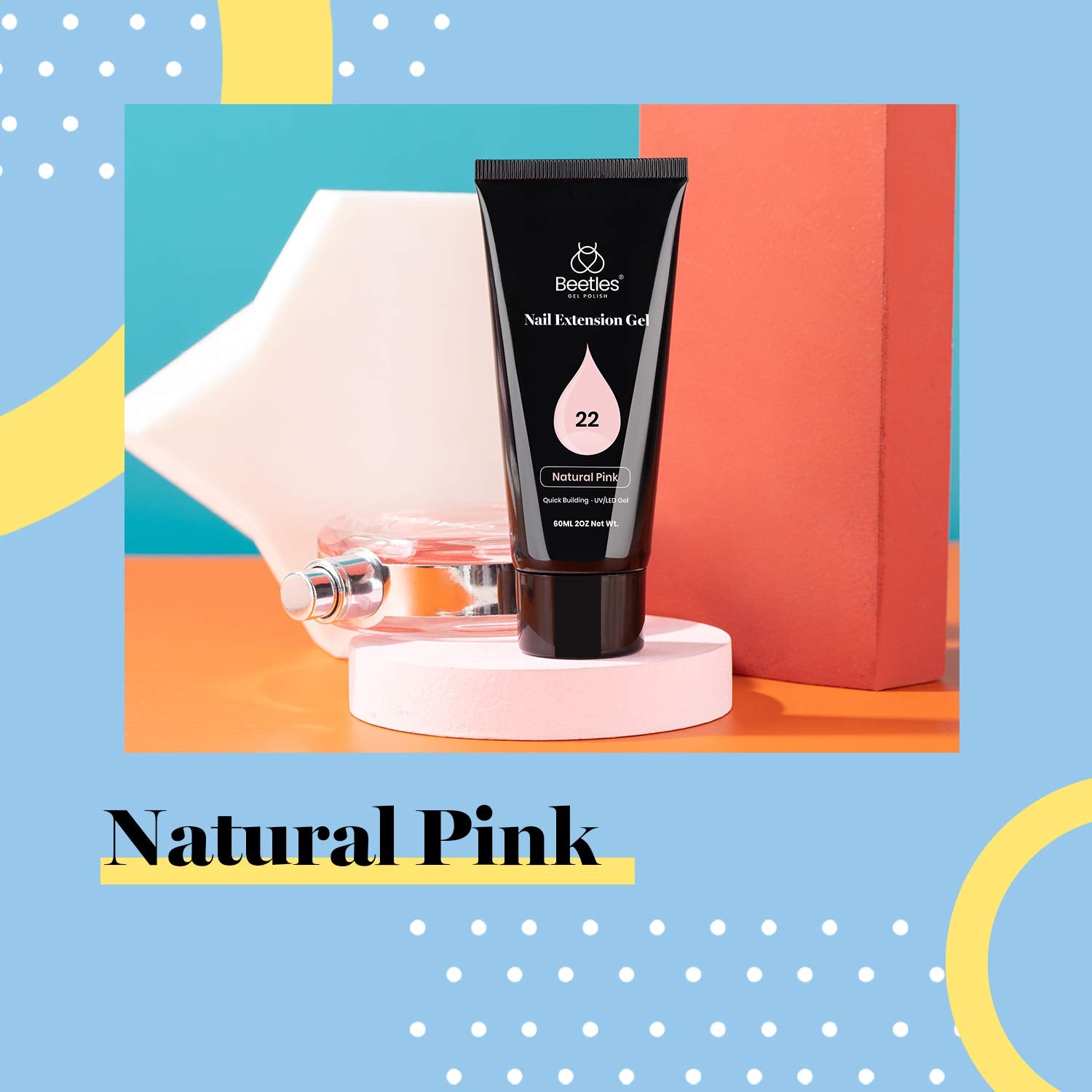 Natural Pink Poly Gel 2OZ/60g