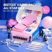 (Mother’s Day Ideal Gift) Beetles Nude Sands DEALS BOX Spring Nails 113Pcs 20 Jelly Colors Gel Nail Polish