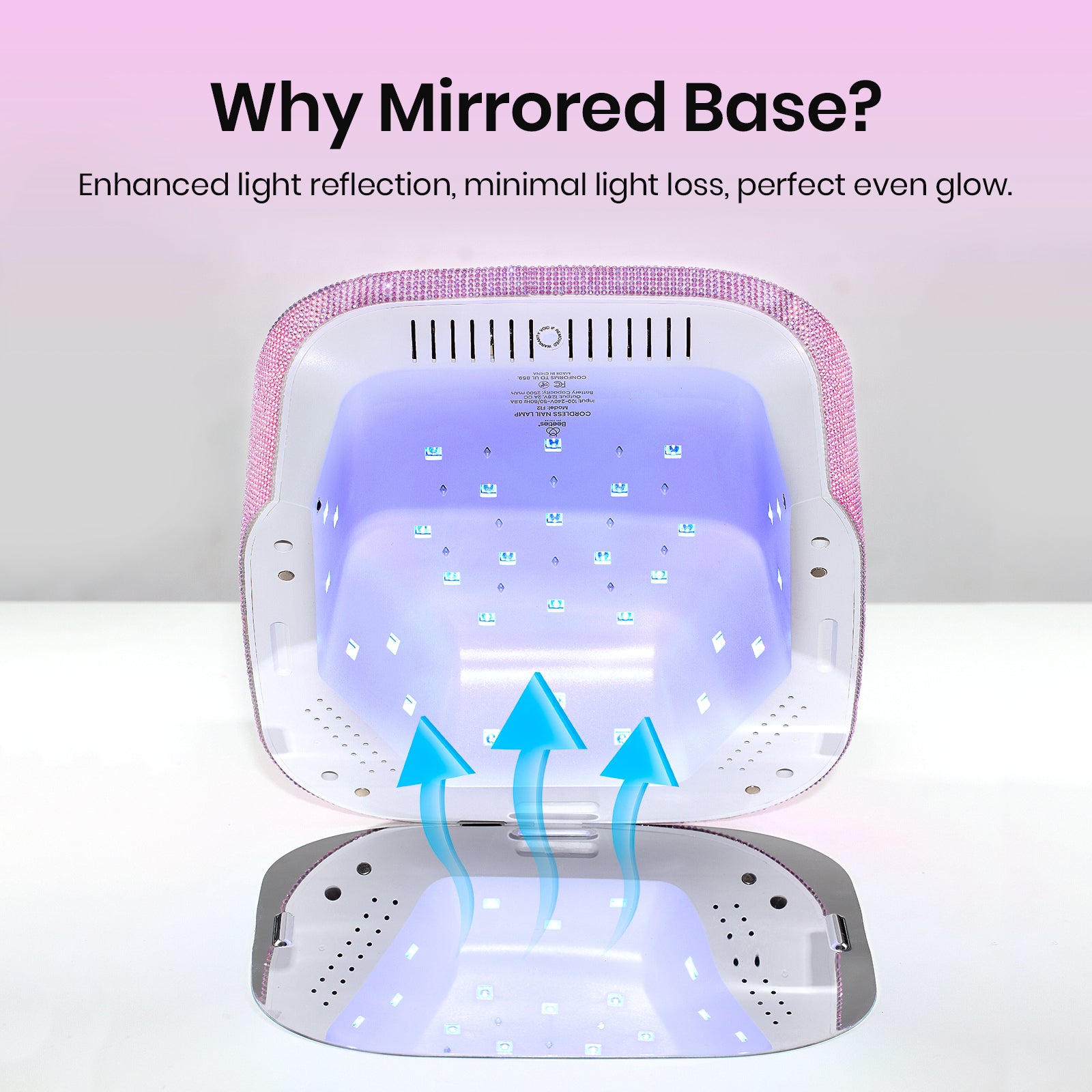 Beetles Stay Shining Rhinestones UV Nail Lamp