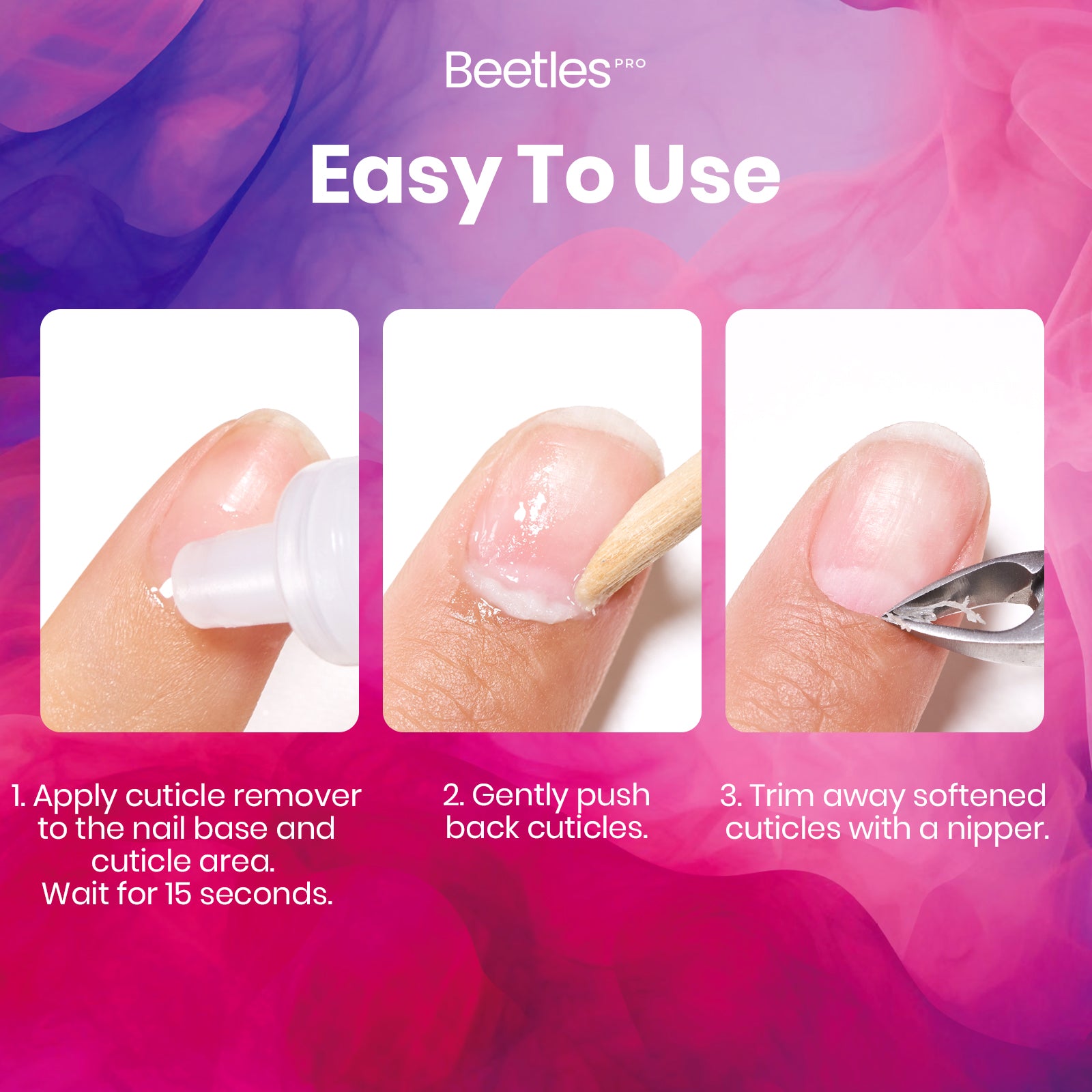 Beetles Pro Cuticle Remover HEMA Free TPO Free 20ml
