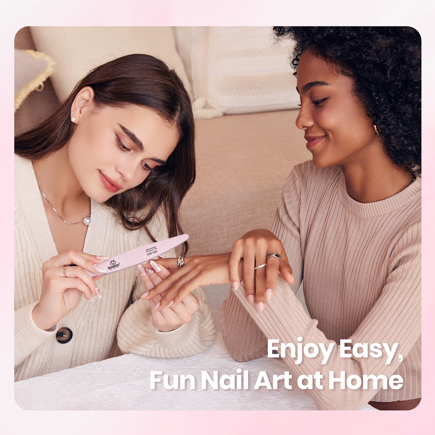 Beetles Stay Shining Sakura Snow Gel Nail Kit