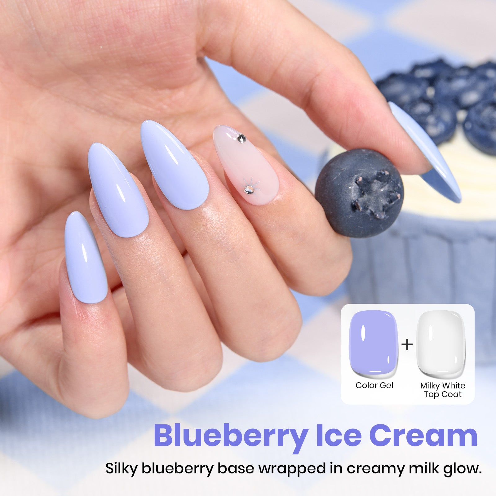 Beetles Stay Shining Milky White Top Coat HEMA Free & TPO Free 15ml