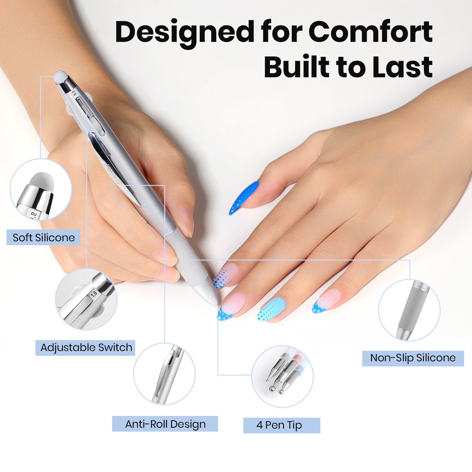 Beetles Stay Shining 4-in-1 Nail Dotting Pen
