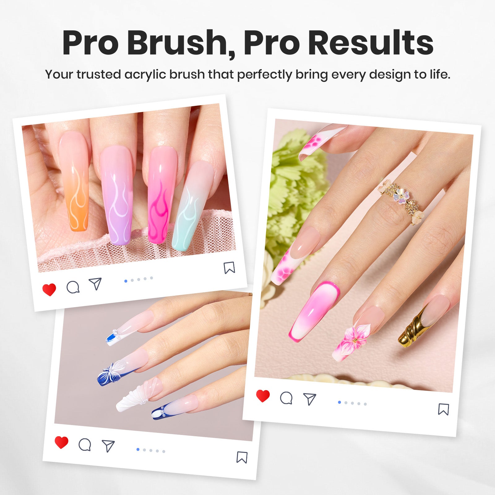 Beetles Pro Acrylic Nail Brush 23mm