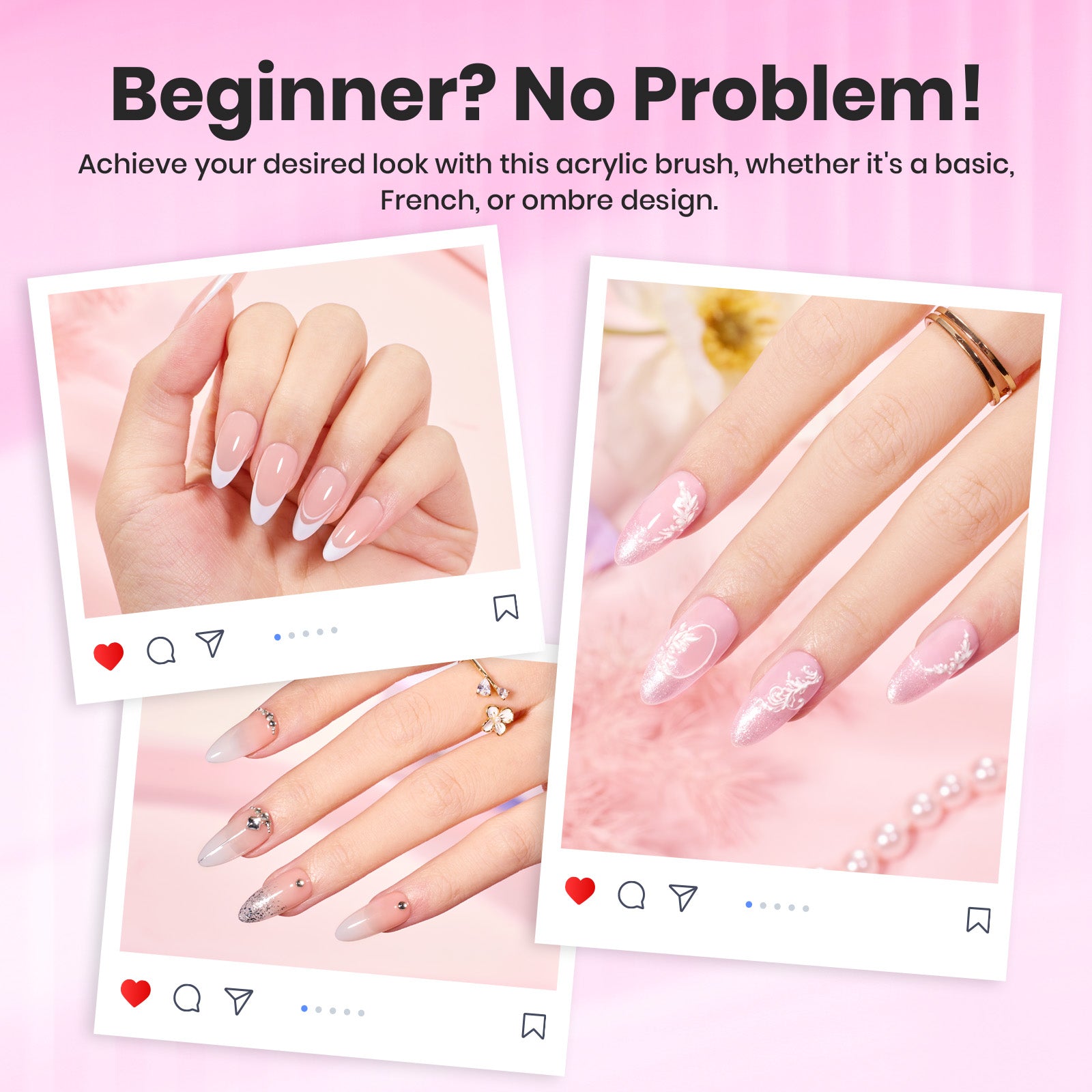 Beetles Pro Beginners Acrylic Nail Brush