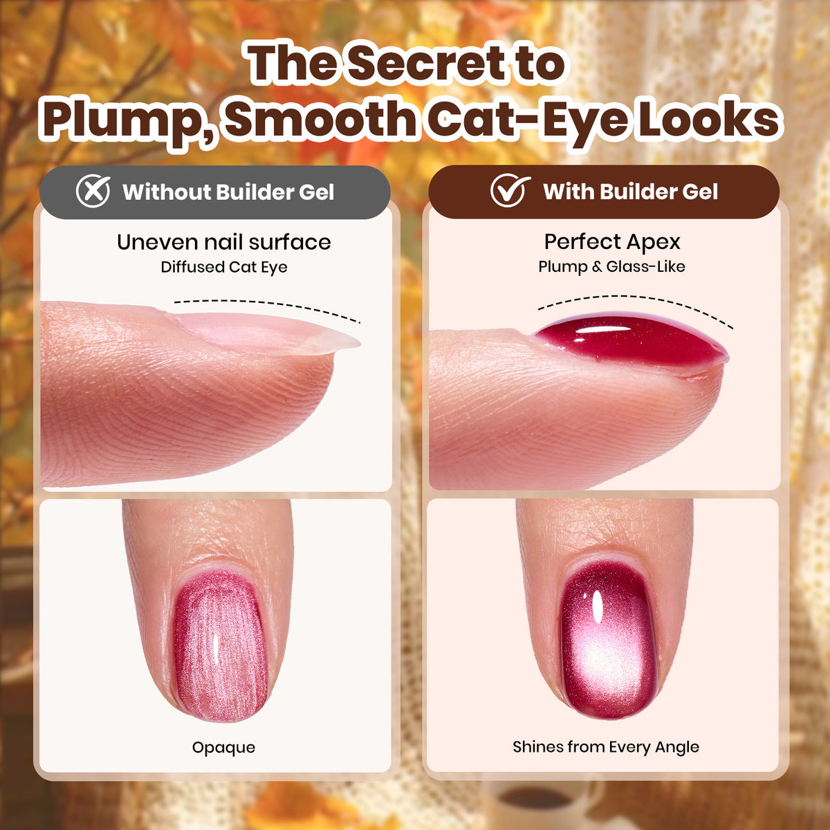 Beetles Pastoral Whisper 20 Colors Cat Eye Gel Magnetic Fall Gel Polish Kit Halloween Nails