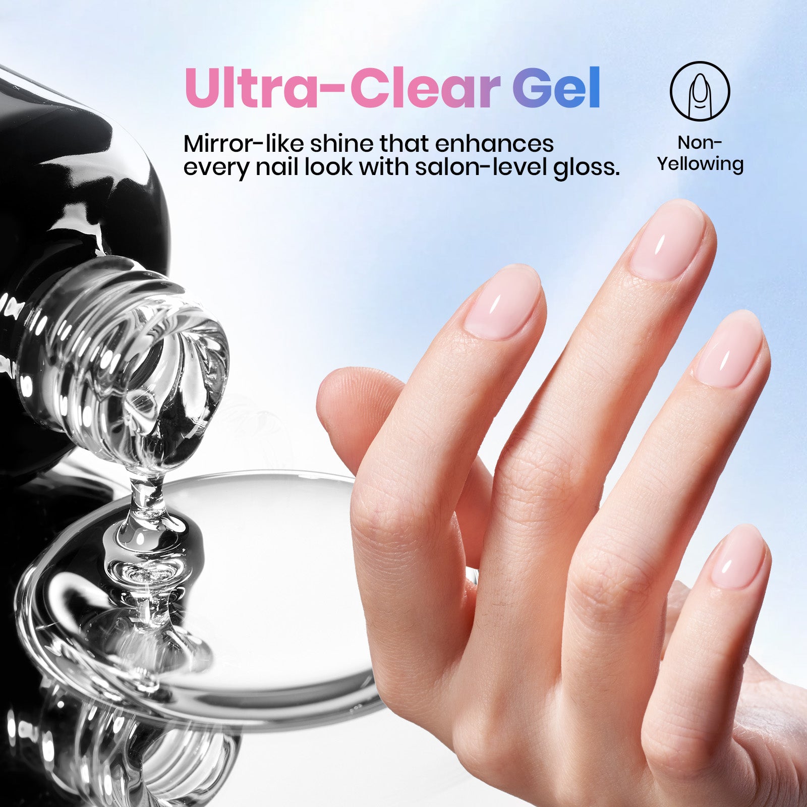 Beetles Stay Shining Base and Top Coat Set HEMA Free & TPO Free 15ml