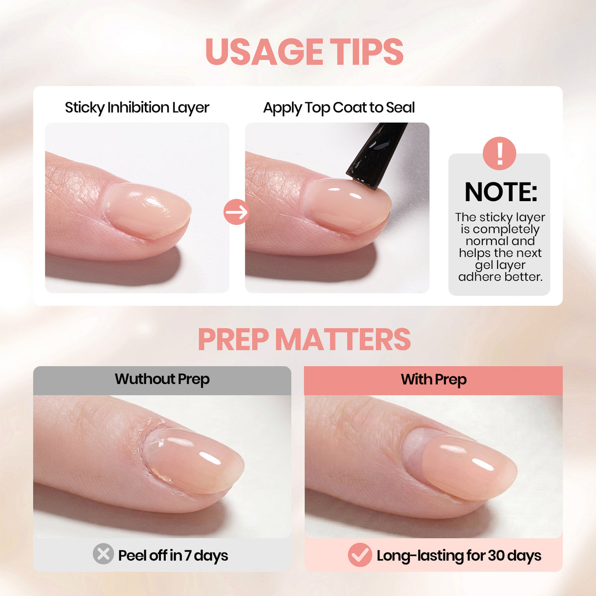 Beetles Builder Gel for Nails HEMA & TPO-Free, Sheer Nude Building Gel for Building Strengthening & Extension, Beginner Friendly DIY Salon at Home, UV LED Lamp Needed