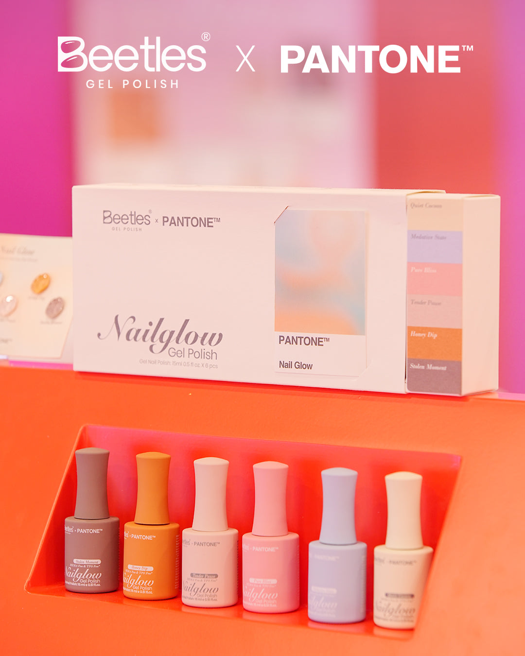 Beetle Nail Glow: Beetles Gel Polish × PANTONE Color Collection, Debuting at Cosmoprof Las Vegas 2026