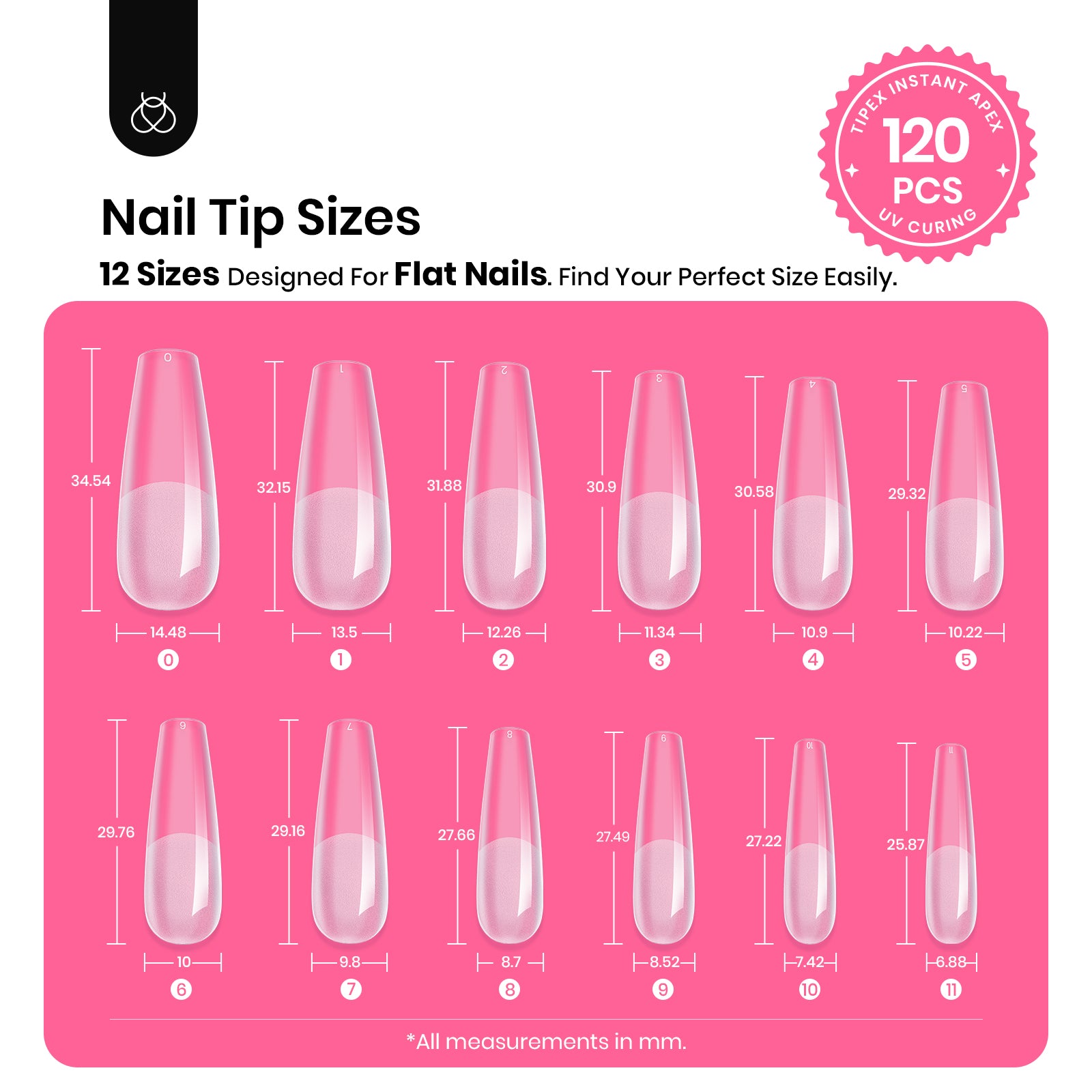 beetles pre-etched & pre-sculpted strong acrylic nail tips