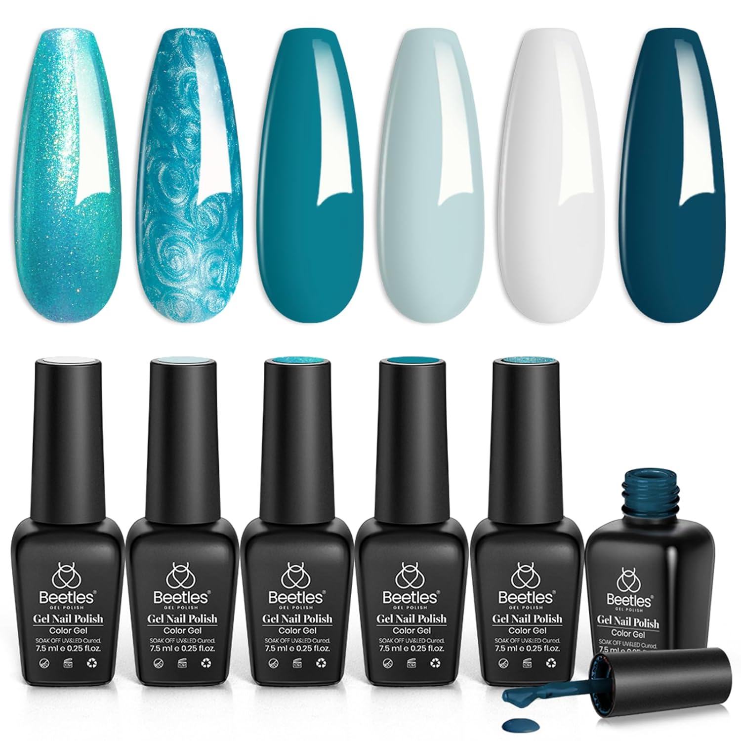 Dazzling Princess | 6 Colors Gel Polish Set