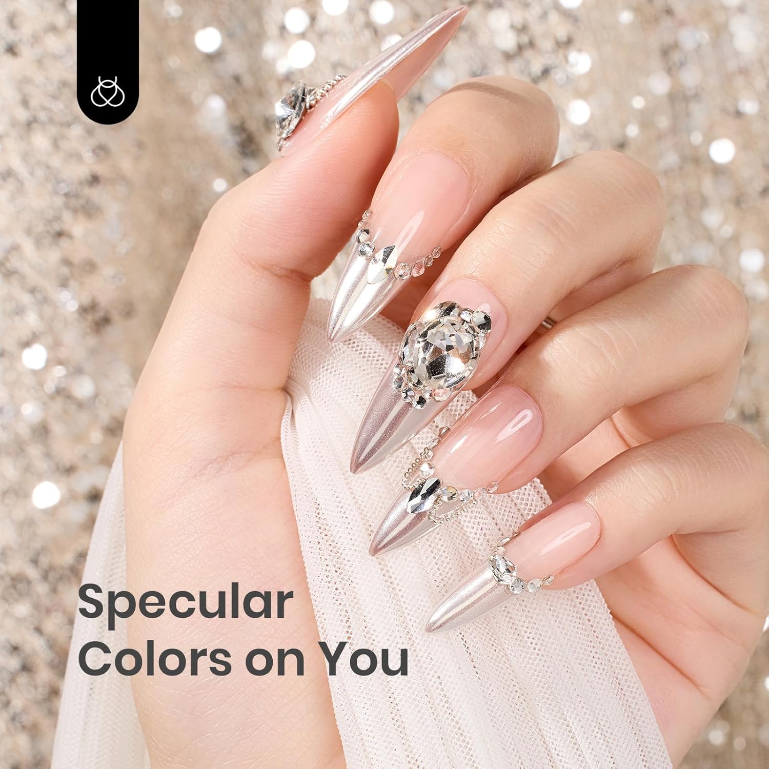 White Pearl  - Chrome Nail Powder