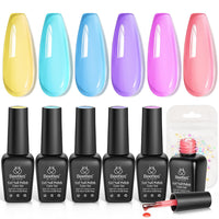 Crystal Candy | 6 Colors Gel Polish Set