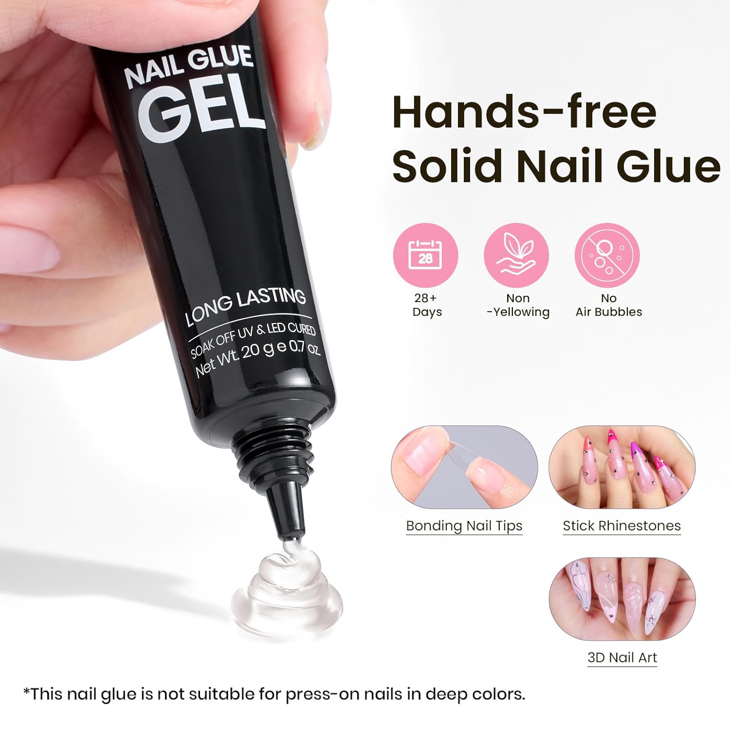 Tipex Medium Stiletto Half Matte Nail Tips Kit | 224pcs