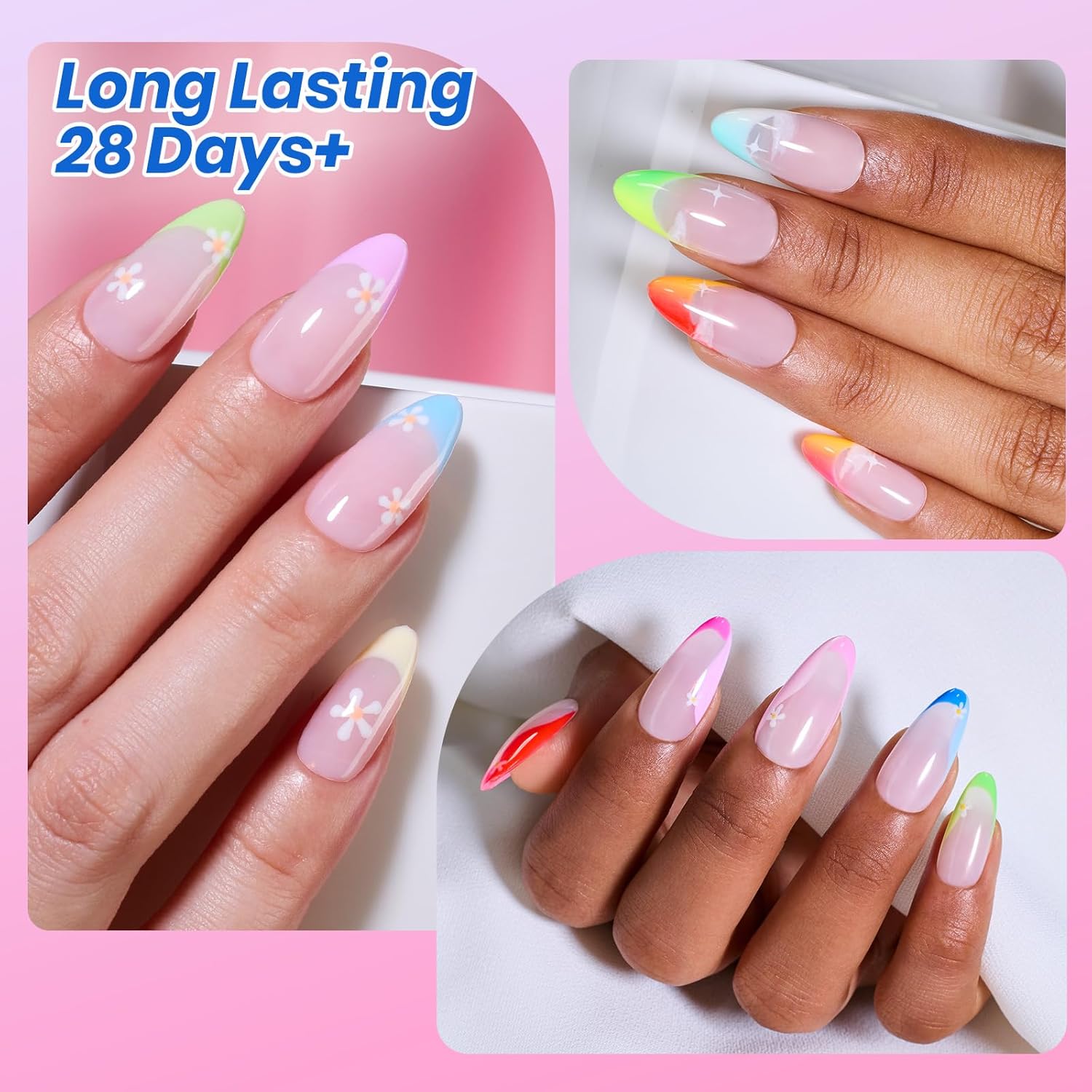 Beetles Deal Box Rainbow Core 20 Colors Gel Polish Set Spring Gel Nail Polish Set